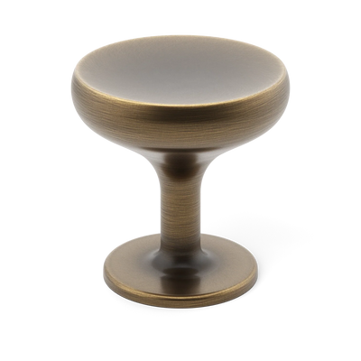 Armac Martin Colmore Cabinet Knob in 27mm / Satin Antique Satin Lacquered
