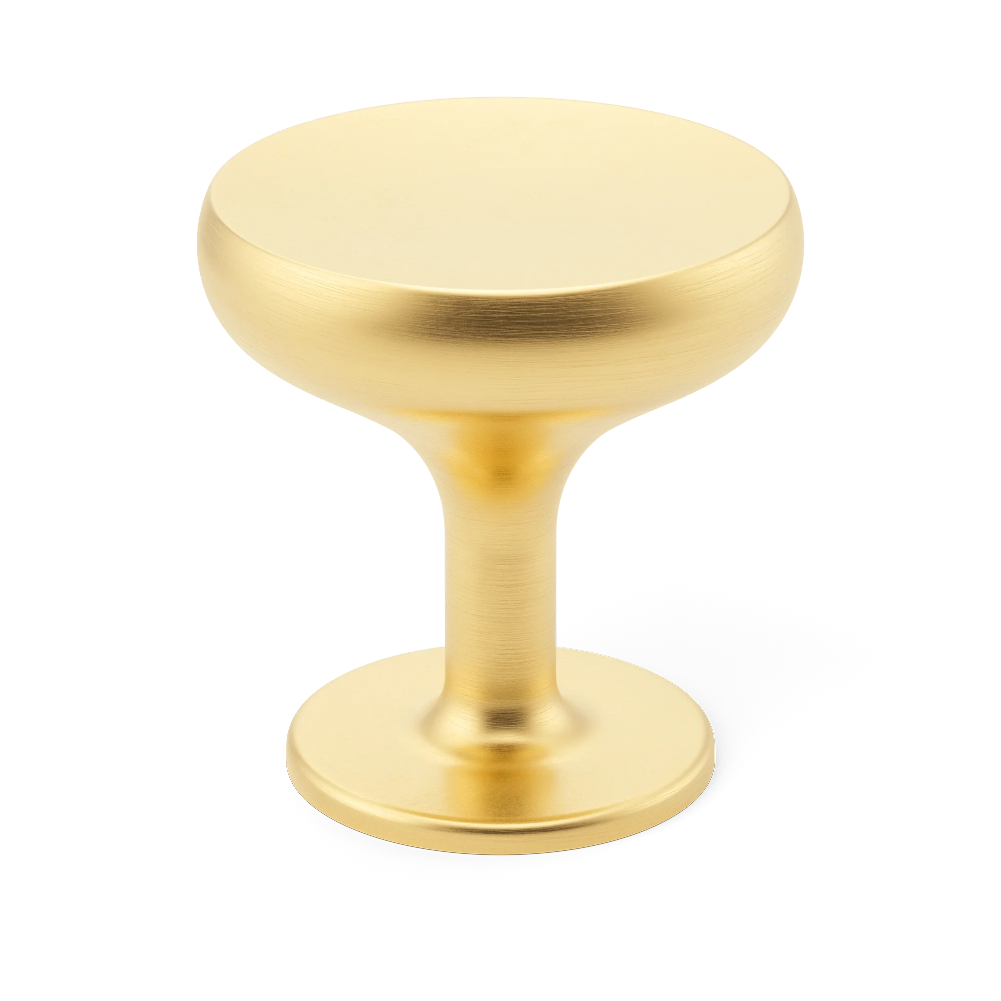 Armac Martin Colmore Cabinet Knob in 27mm / Satin Brass Satin Lacquered