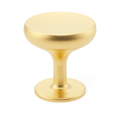 Armac Martin Colmore Cabinet Knob in 27mm / Satin Brass Satin Lacquered