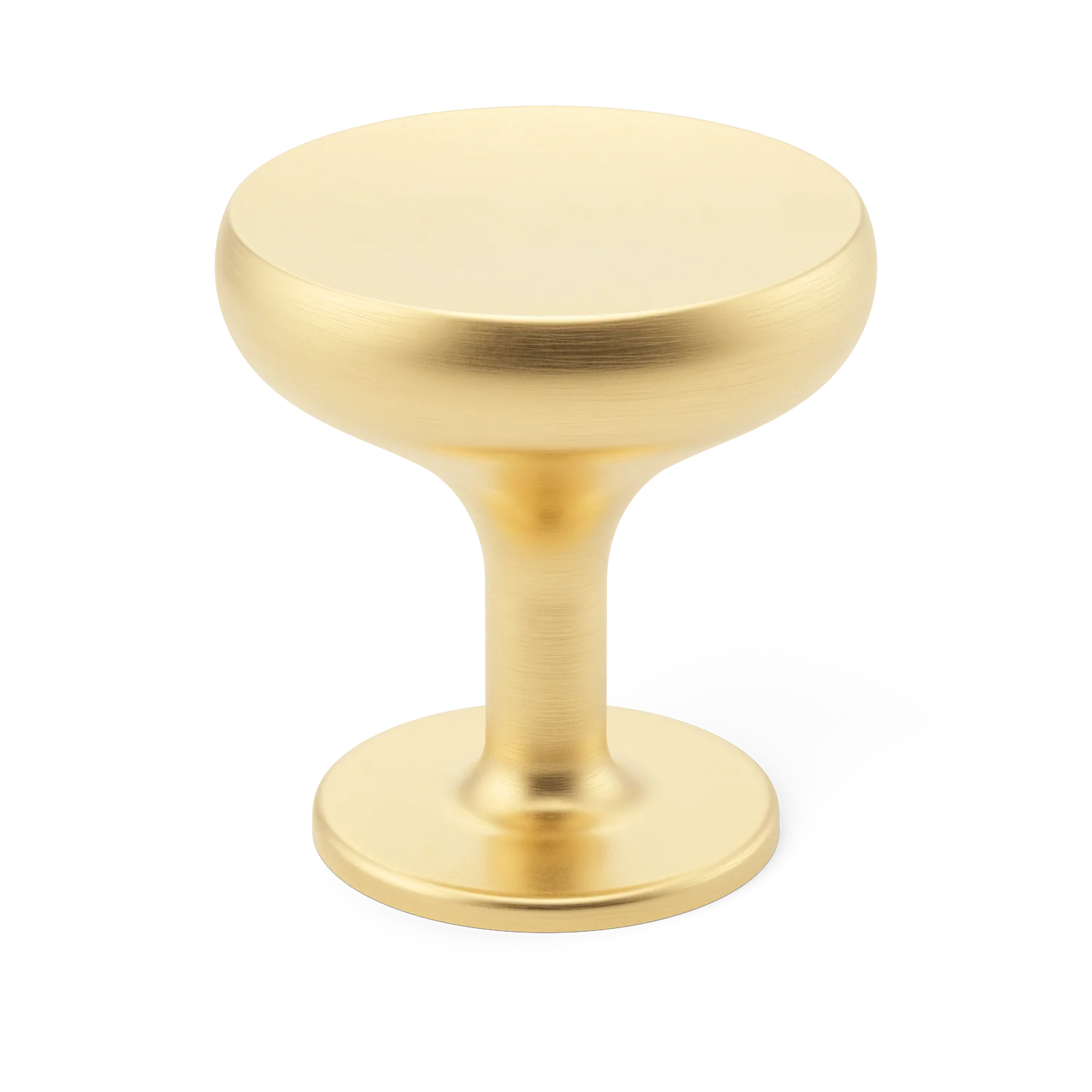 Armac Martin Colmore Cabinet Knob in 27mm / Satin Brass Unlacquered