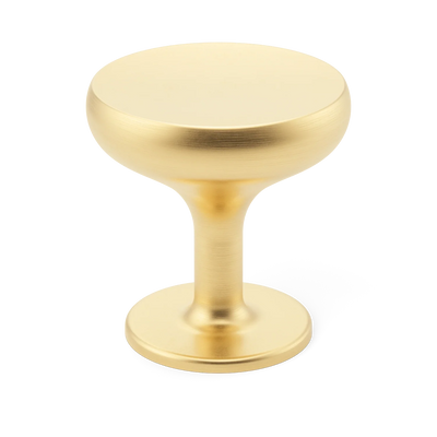 Armac Martin Colmore Cabinet Knob in 27mm / Satin Brass Unlacquered