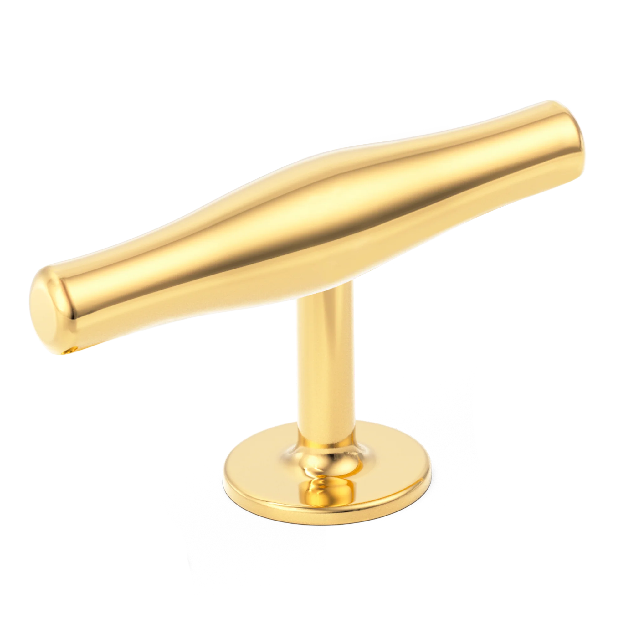 Armac Martin Colmore T-bar Handle in 65mm / Polished Brass Lacquered