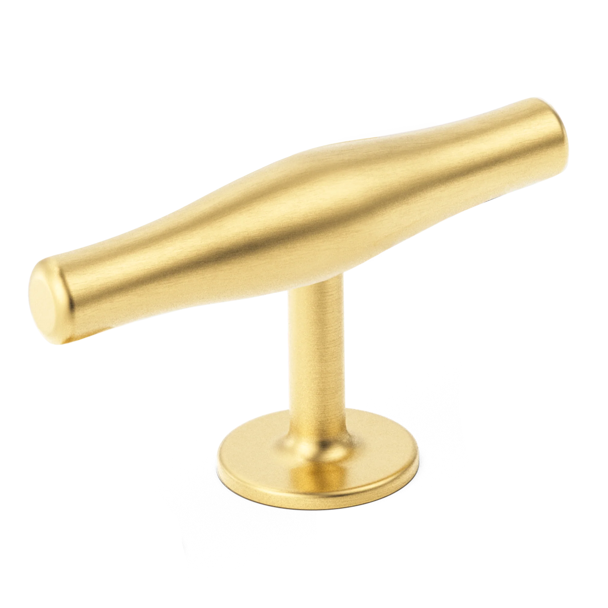Armac Martin Colmore T-bar Handle in 65mm / Satin Brass Lacquered