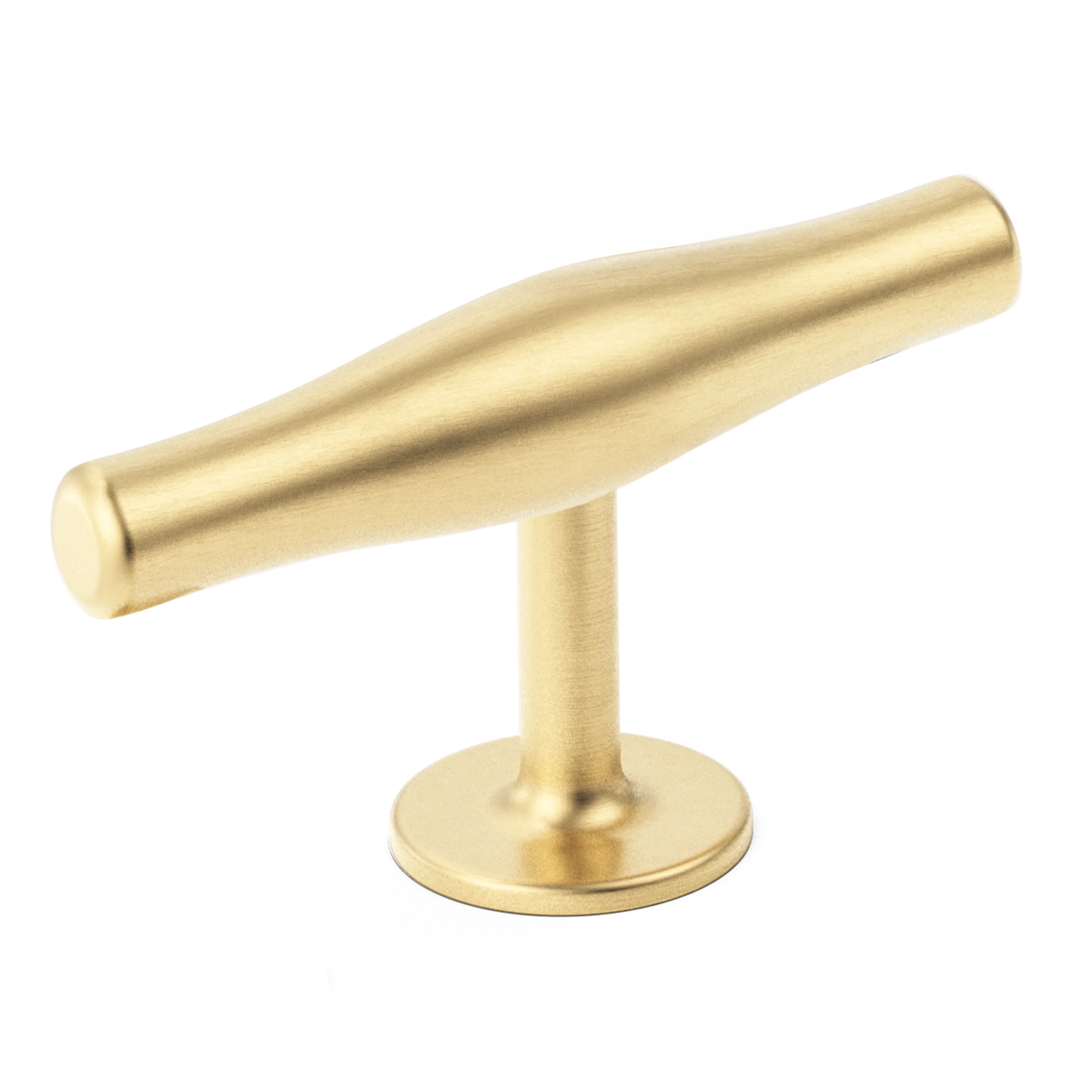 Armac Martin Colmore T-bar Handle in 65mm / Satin Brass Unlacquered