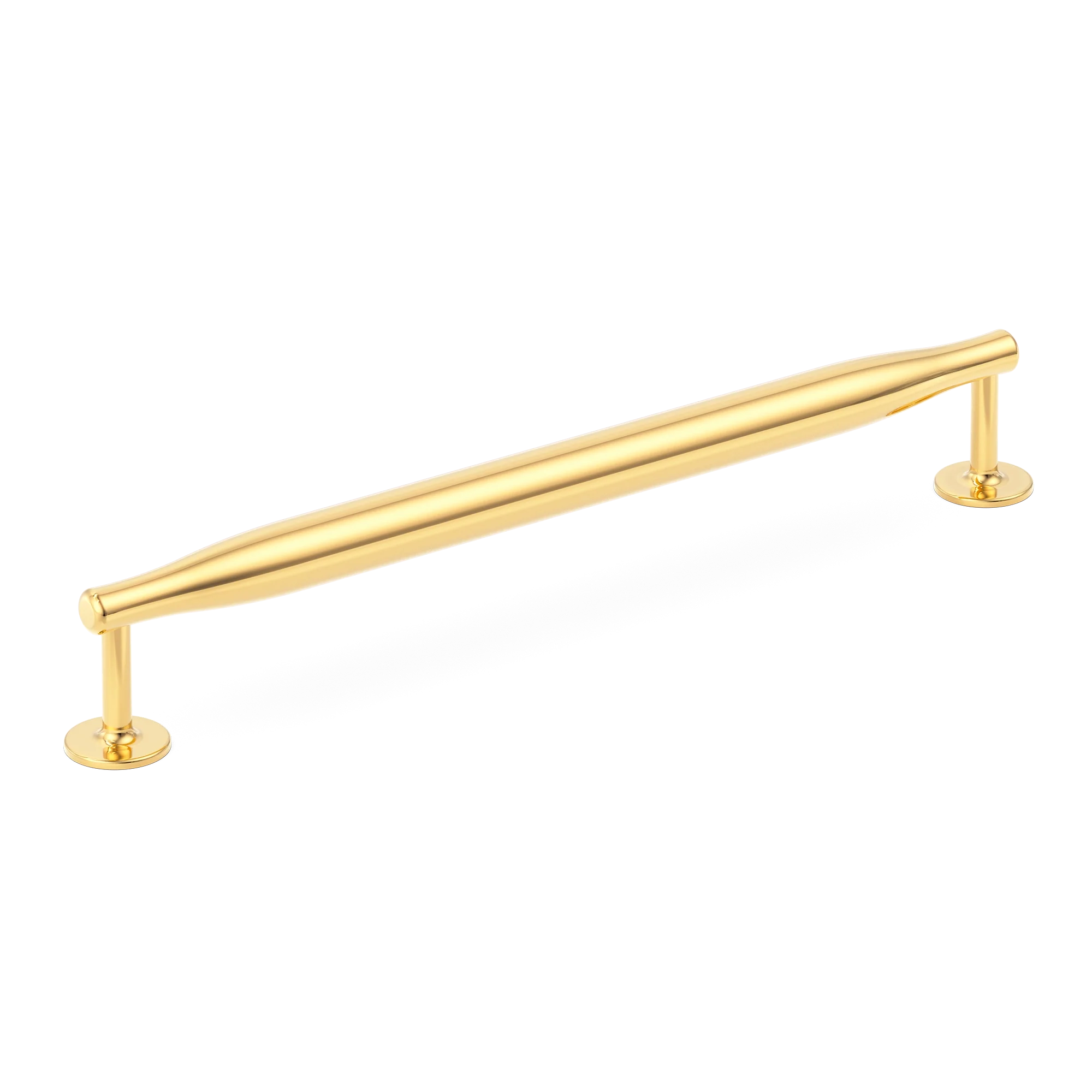 Armac Martin Colmore Cabinet Pull Handle in 96mm / Polished Brass Lacquered