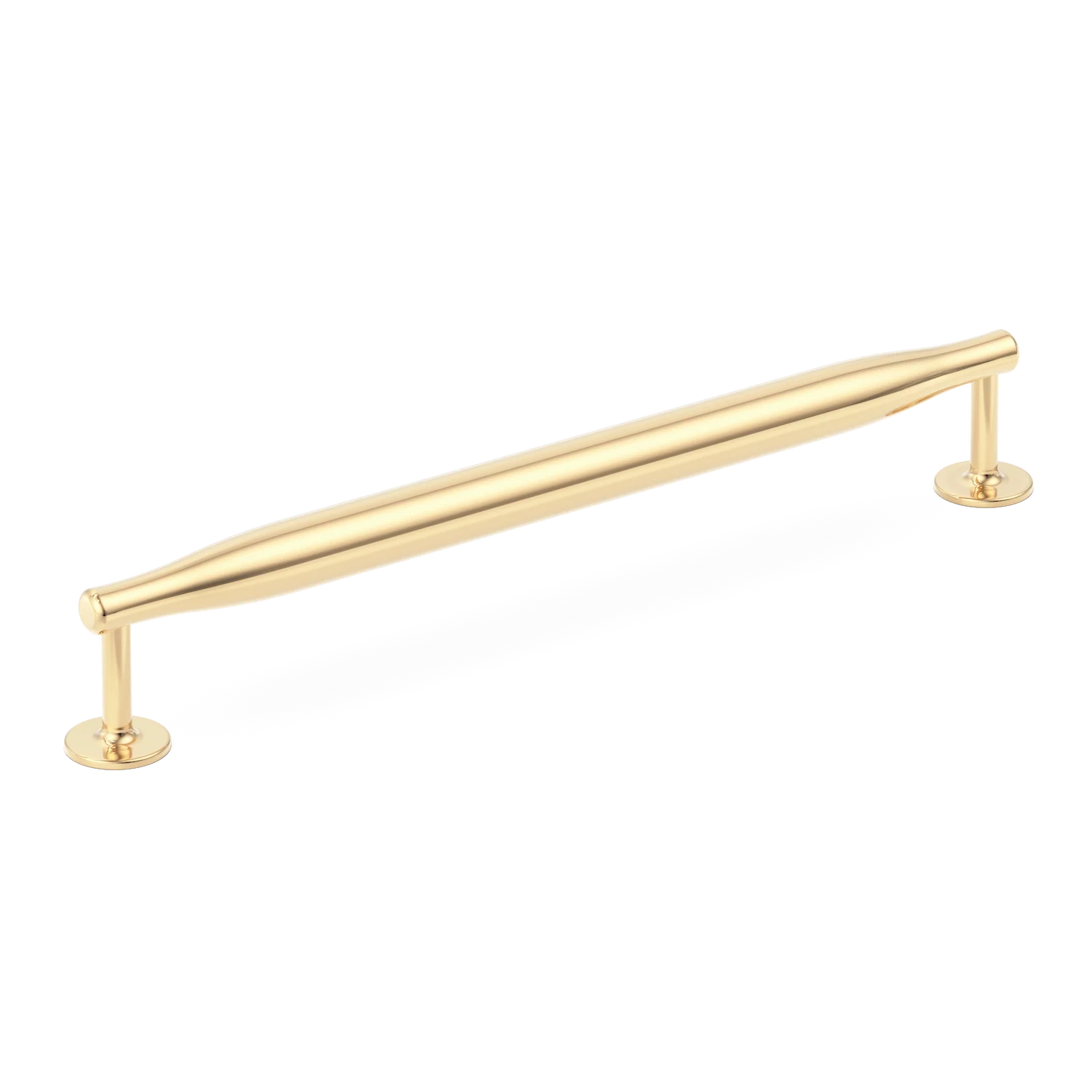 Armac Martin Colmore Cabinet Pull Handle in 96mm / Polished Brass Unlacquered