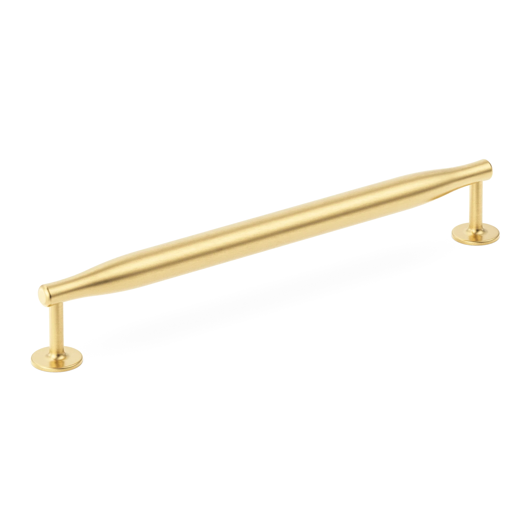 Armac Martin Colmore Cabinet Pull Handle in 96mm / Satin Brass Satin Lacquered