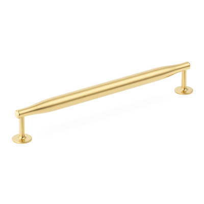 Armac Martin Colmore Cabinet Pull Handle in 96mm / Satin Brass Satin Lacquered