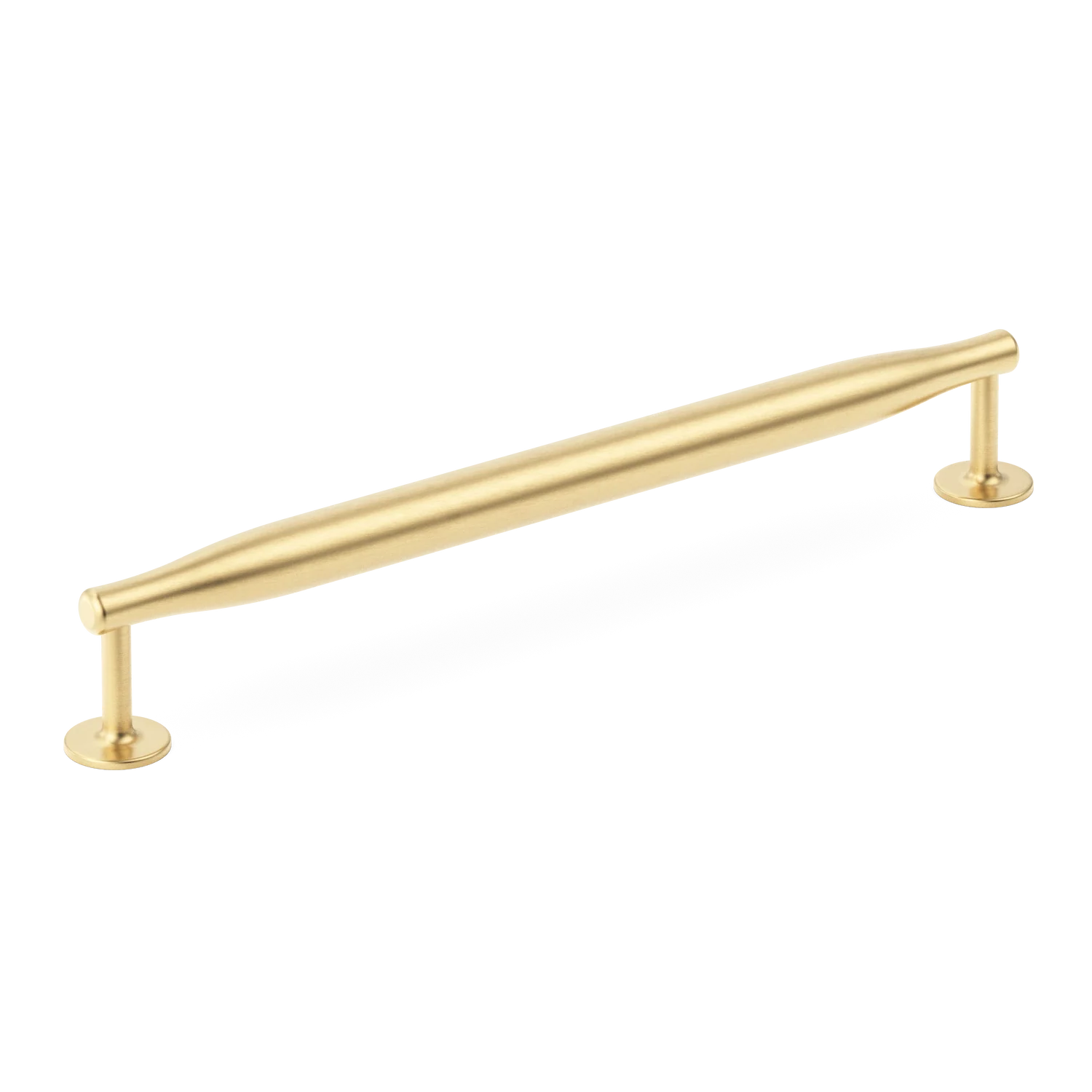 Armac Martin Colmore Cabinet Pull Handle in 96mm / Satin Brass Unlacquered
