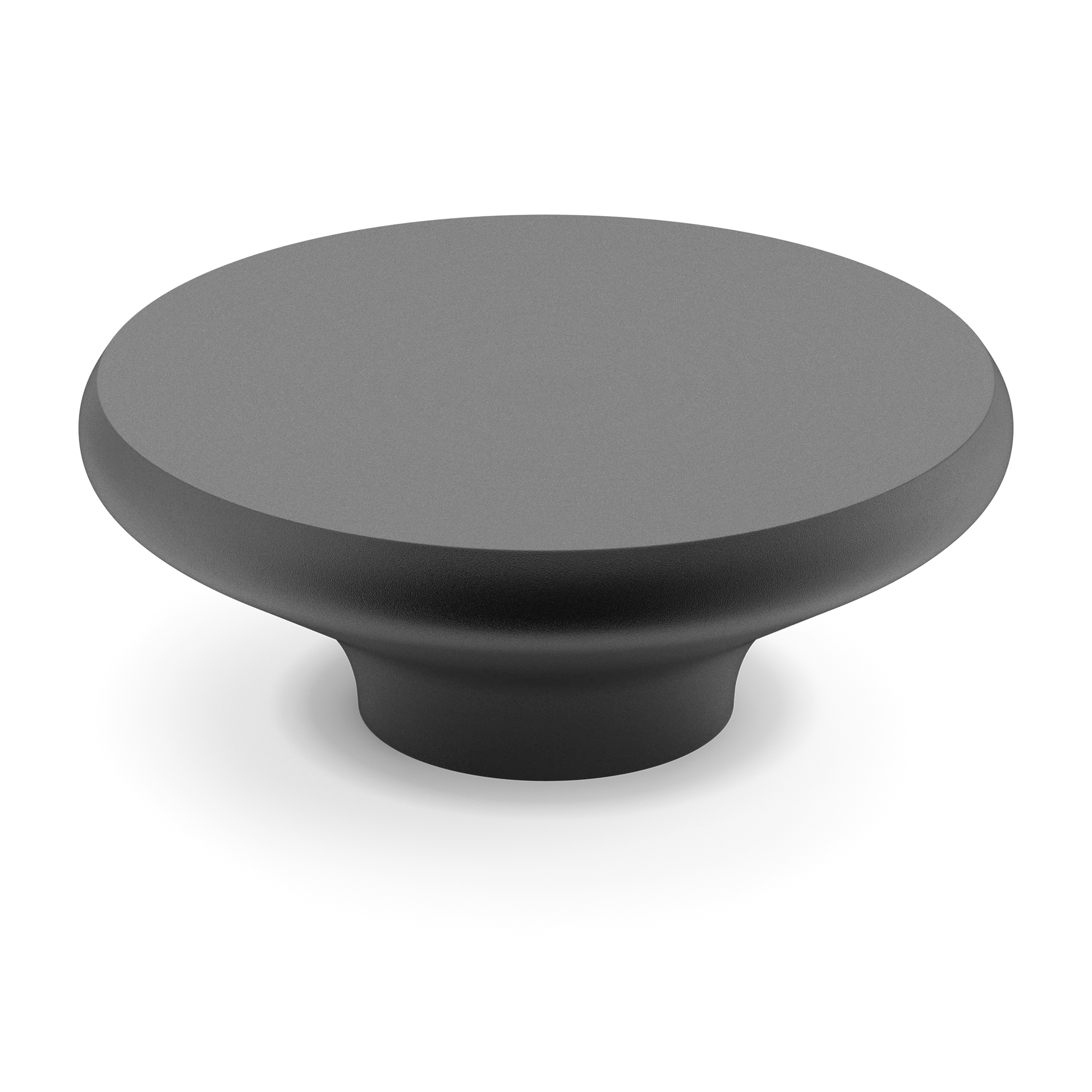Armac Martin Colmore Circular Pull Handle in 100mm / Matt Black Lacquered