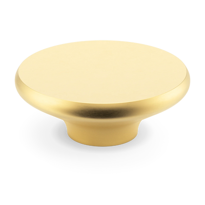 Armac Martin Colmore Circular Pull Handle in 100mm / Satin Brass Lacquered