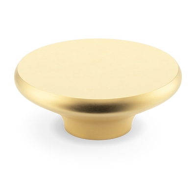 Armac Martin Colmore Circular Pull Handle in 100mm / Satin Brass Satin Lacquered