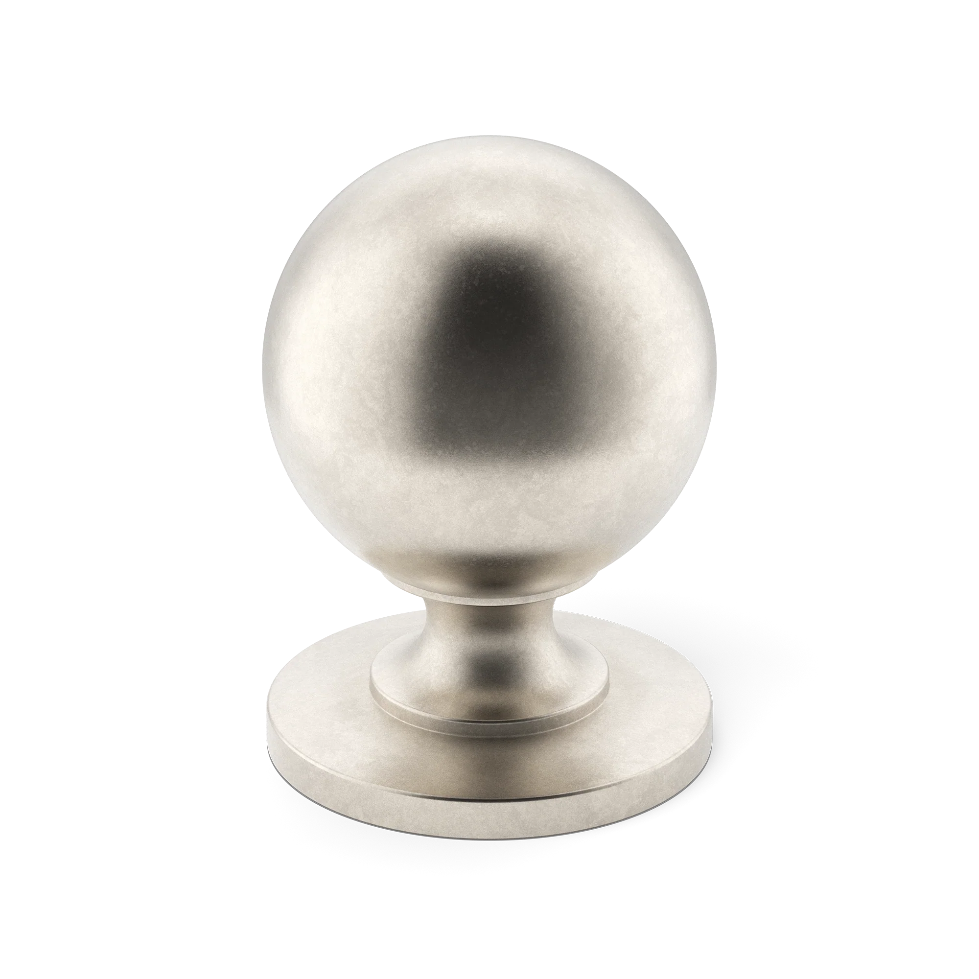 Armac Martin Cotswold Ball Cabinet Knob in 19mm / Barrelled Nickel Plate