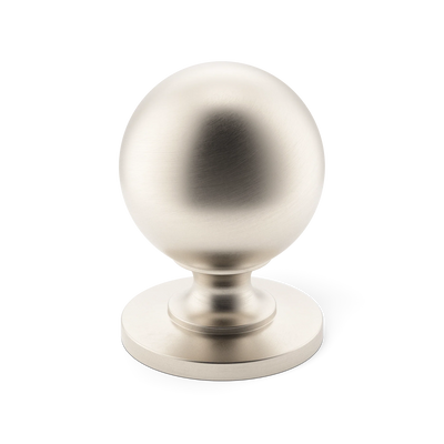 Armac Martin Cotswold Ball Cabinet Knob in 19mm / Satin Nickel Plate