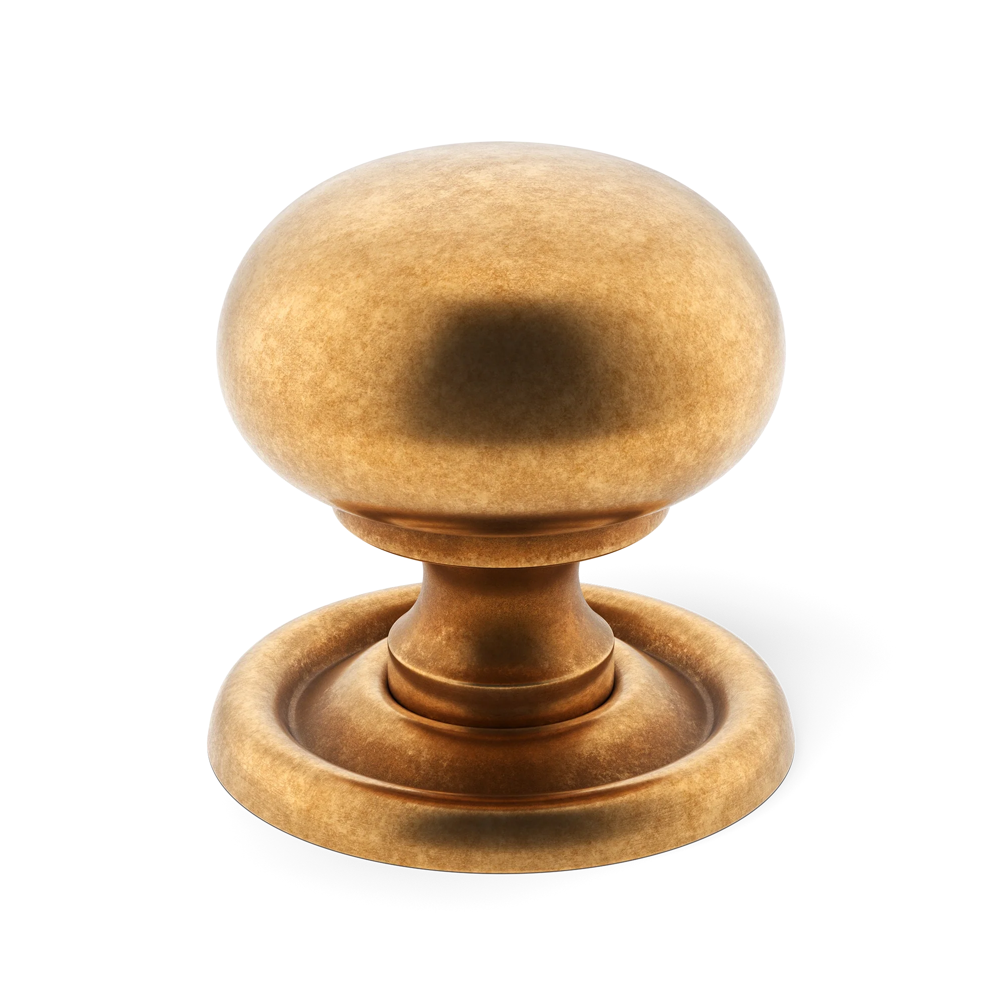 Armac Martin Cotswold Bun Cabinet Knob in 19mm / Burnished Brass