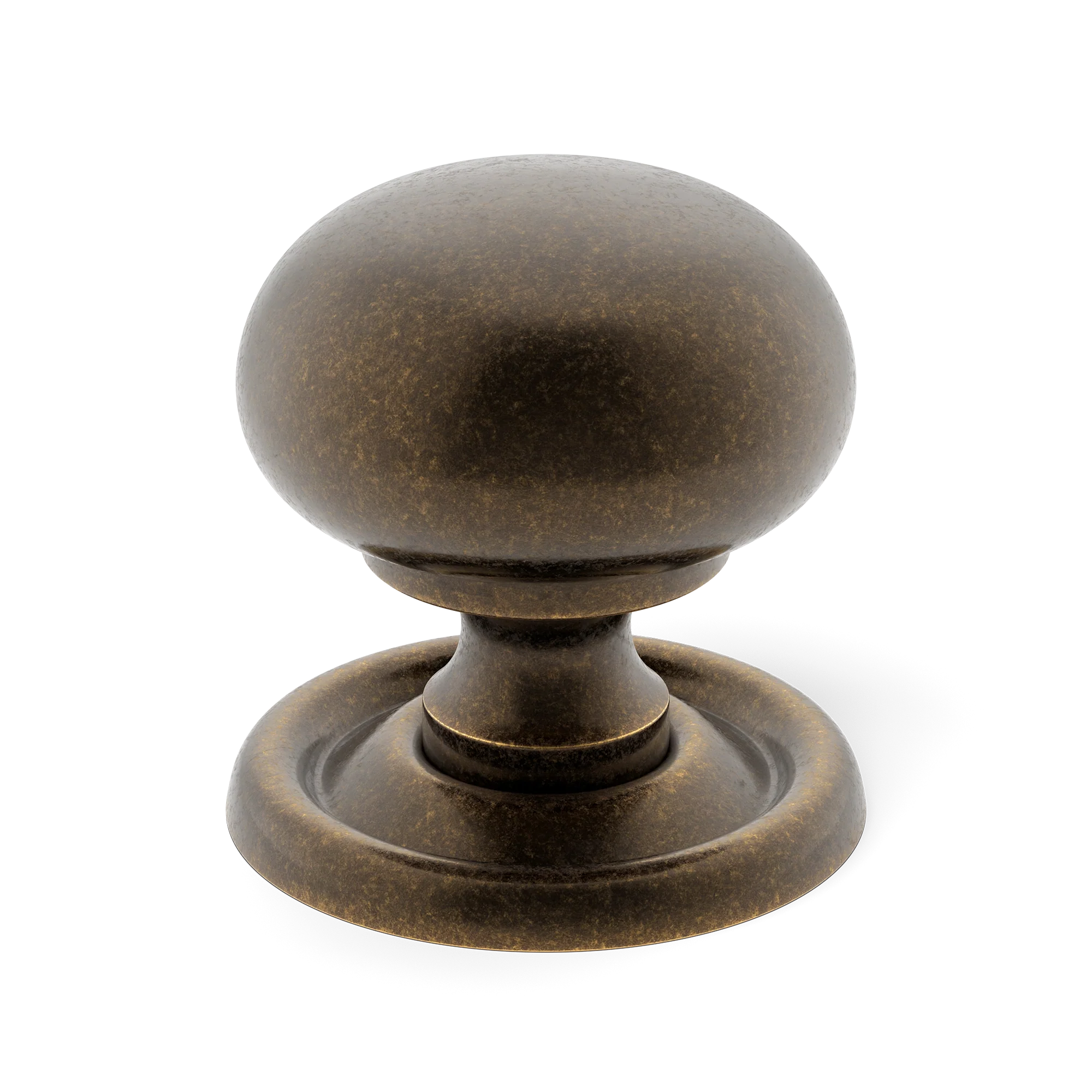 Armac Martin Cotswold Bun Cabinet Knob in 19mm / Dark Aged Brass