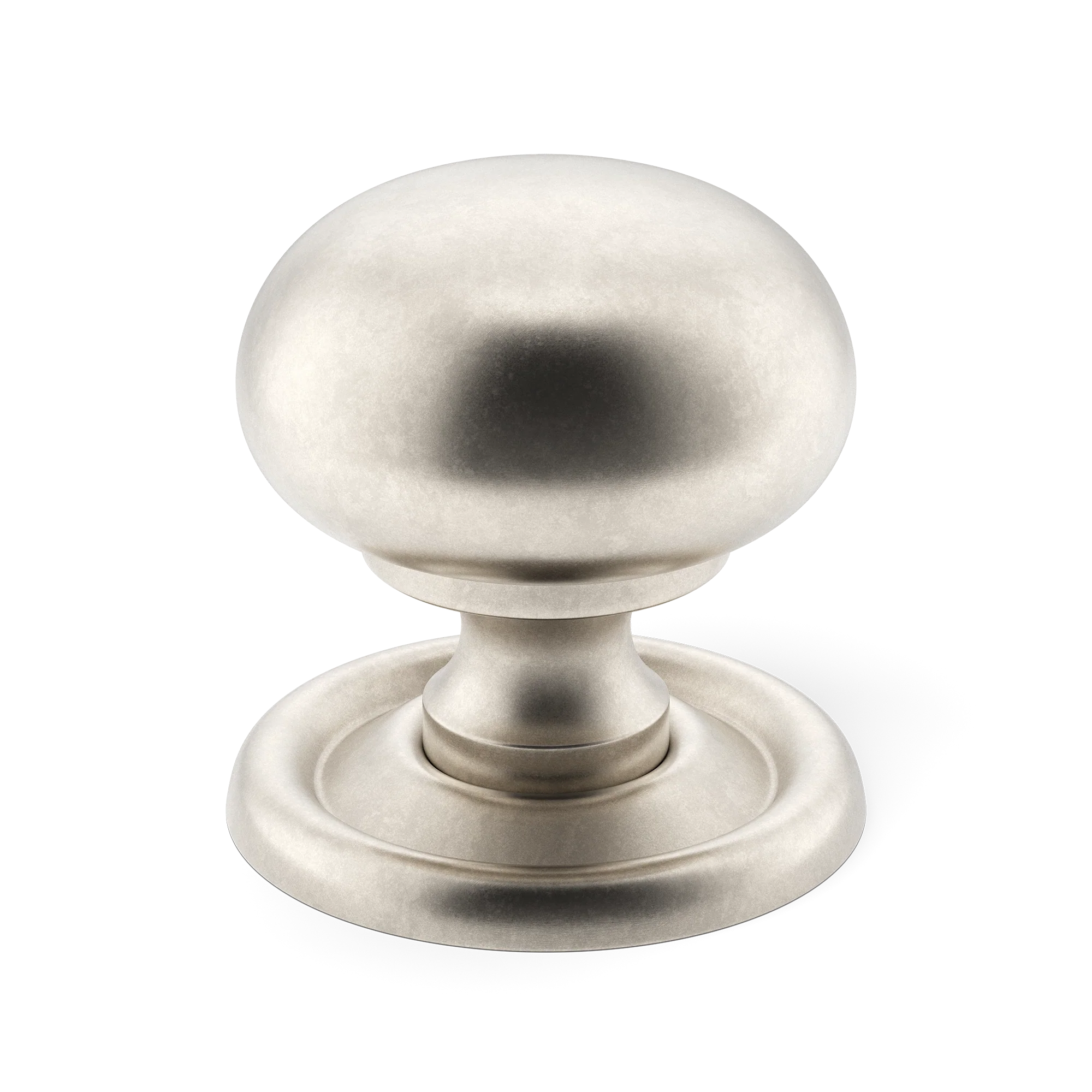Armac Martin Cotswold Bun Cabinet Knob in 19mm / Barrelled Nickel Plate