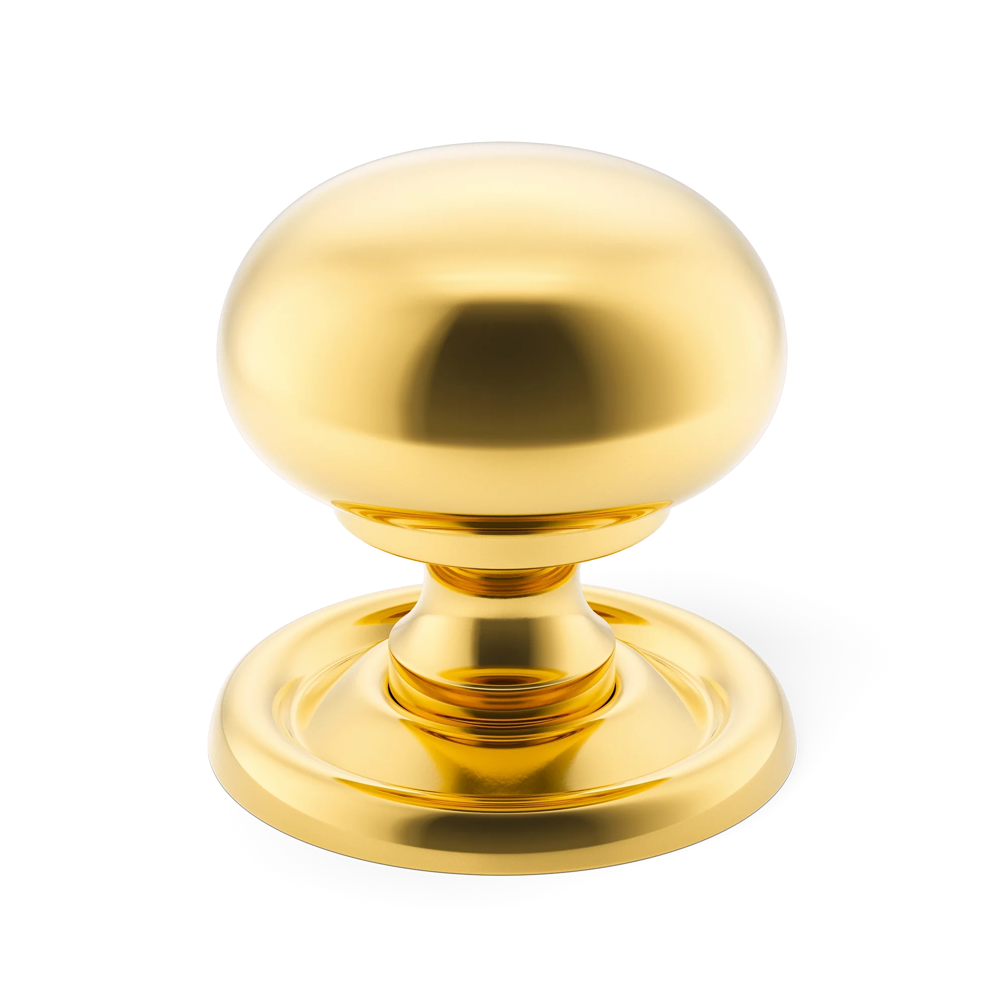 Armac Martin Cotswold Bun Cabinet Knob in 19mm / Polished Brass Lacquered
