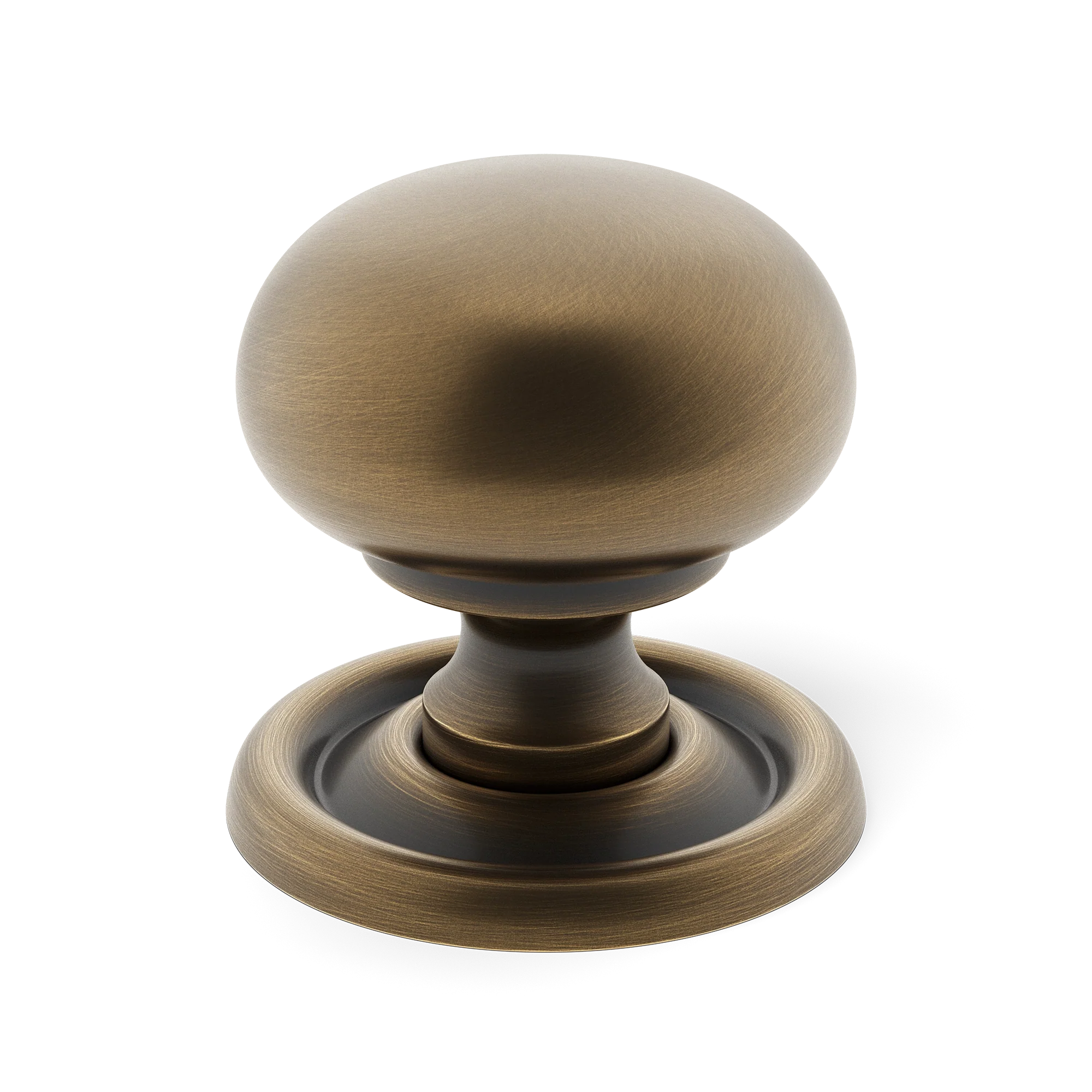 Armac Martin Cotswold Bun Cabinet Knob in 19mm / Satin Antique Satin Lacquered