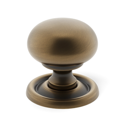 Armac Martin Cotswold Bun Cabinet Knob in 19mm / Satin Antique Satin Lacquered