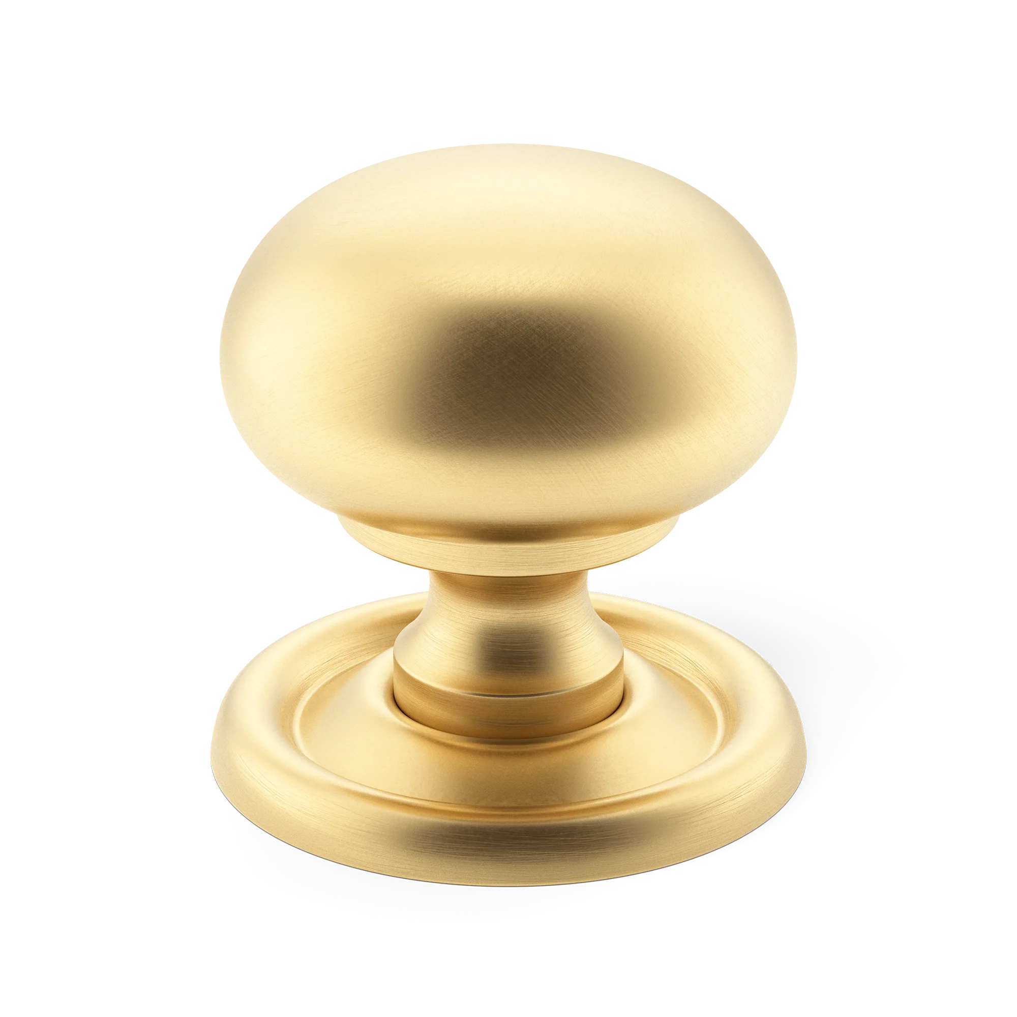 Armac Martin Cotswold Bun Cabinet Knob in 19mm / Satin Brass Unlacquered