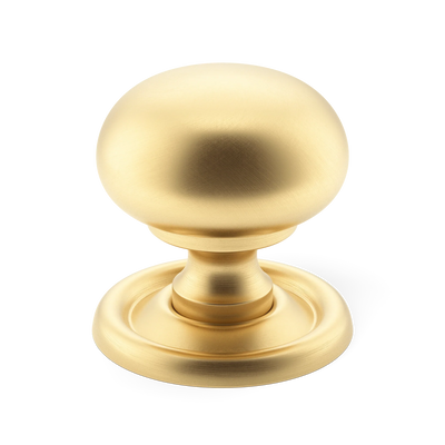 Armac Martin Cotswold Bun Cabinet Knob in 19mm / Satin Brass Unlacquered