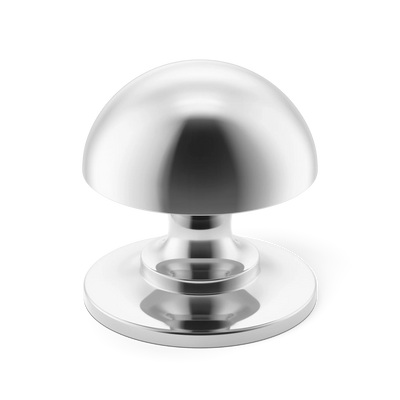 Armac Martin Cotswold Mushroom Cabinet Knob in 19mm / Polished Chrome Plate