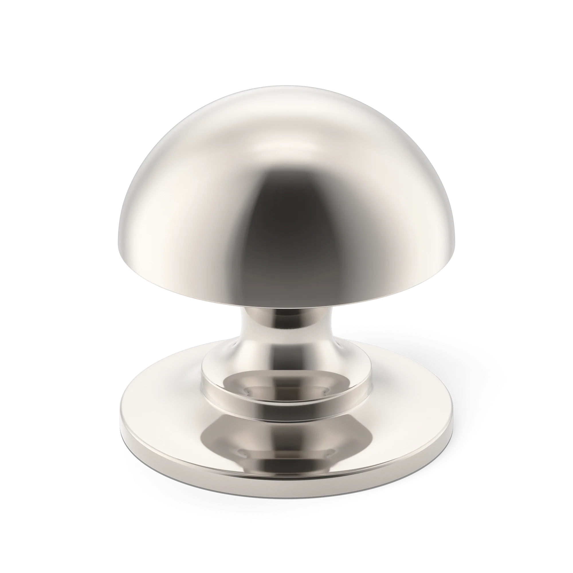 Armac Martin Cotswold Mushroom Cabinet Knob in 19mm / Polished Nickel Plate