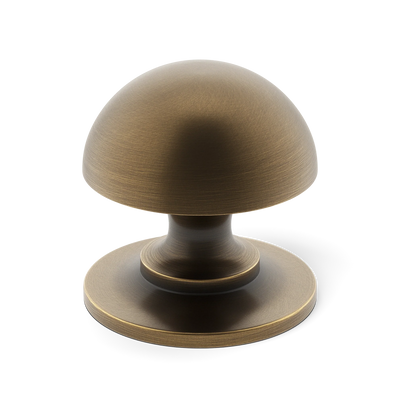 Armac Martin Cotswold Mushroom Cabinet Knob in 19mm / Satin Antique Satin Lacquered