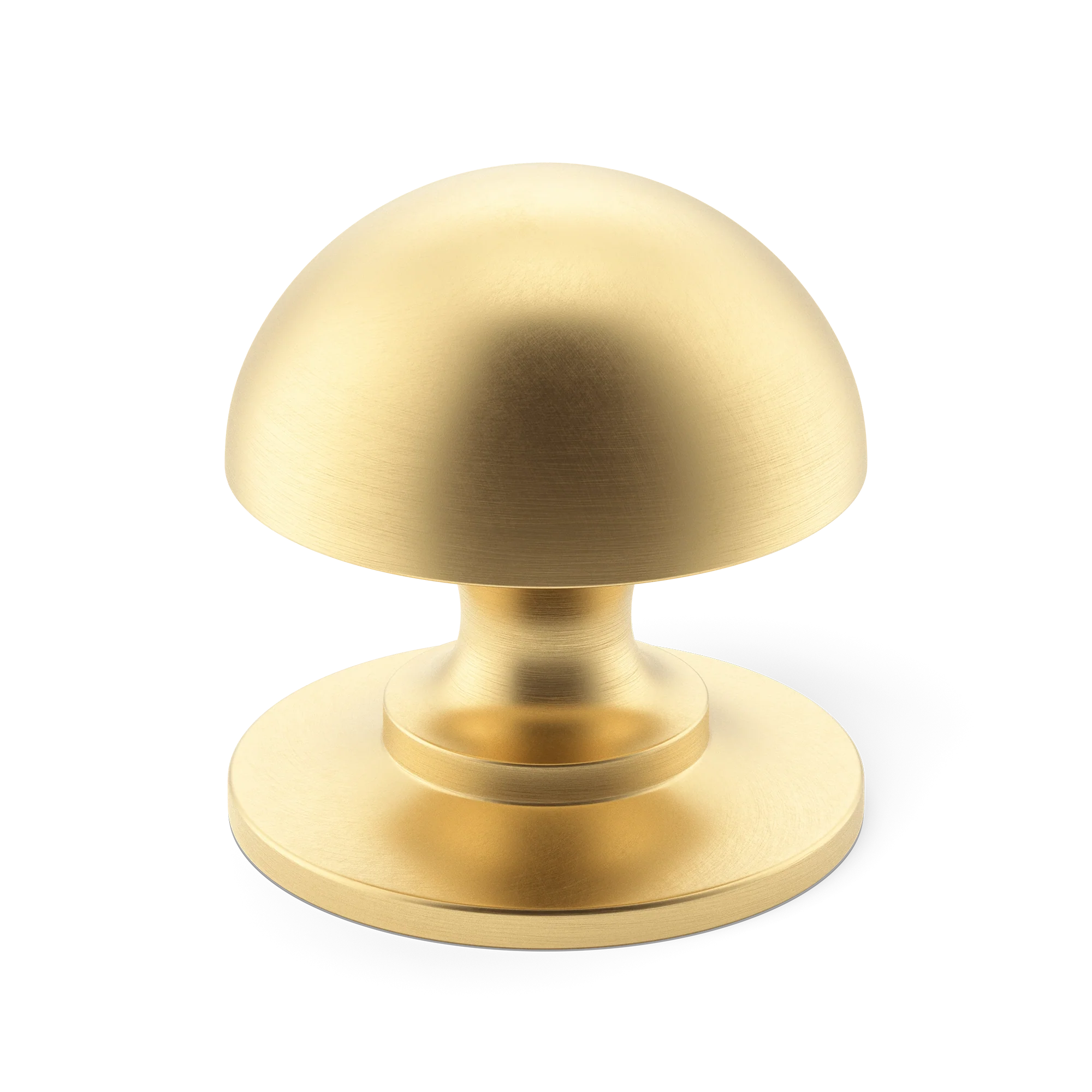 Armac Martin Cotswold Mushroom Cabinet Knob in 19mm / Satin Brass Unlacquered