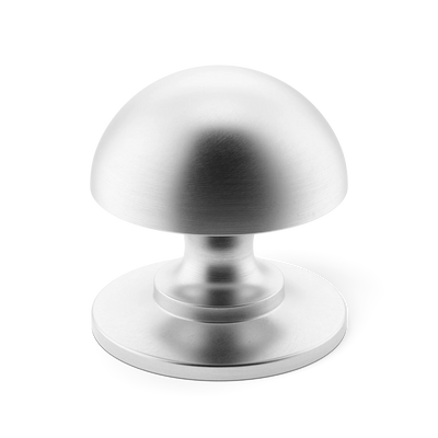 Armac Martin Cotswold Mushroom Cabinet Knob in 19mm / Satin Chrome Plate