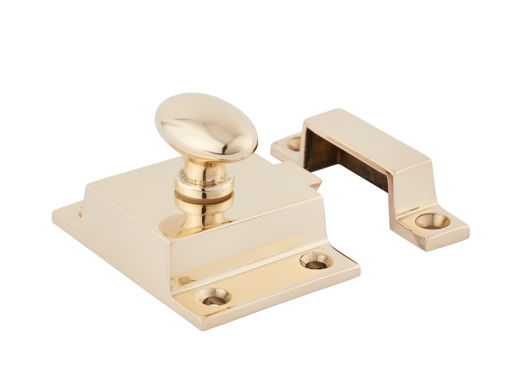 Armac Martin Cotswold Cupboard Latch in 54mm / Polished Brass Unlacquered