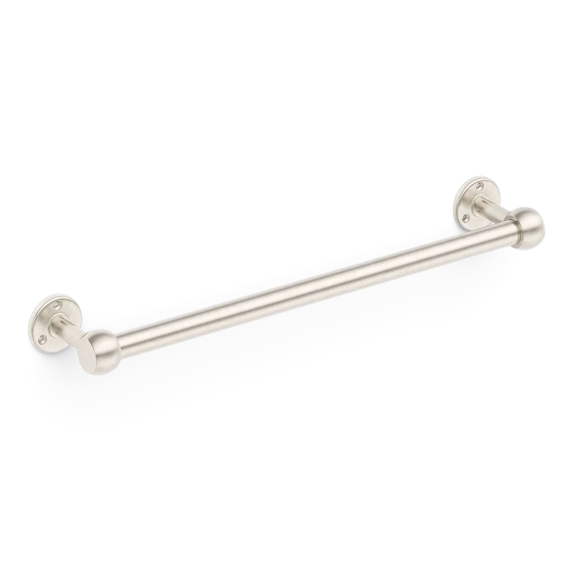 Armac Martin Cotswold Bath Towel Rail in 500mm / Barrelled Nickel Plate