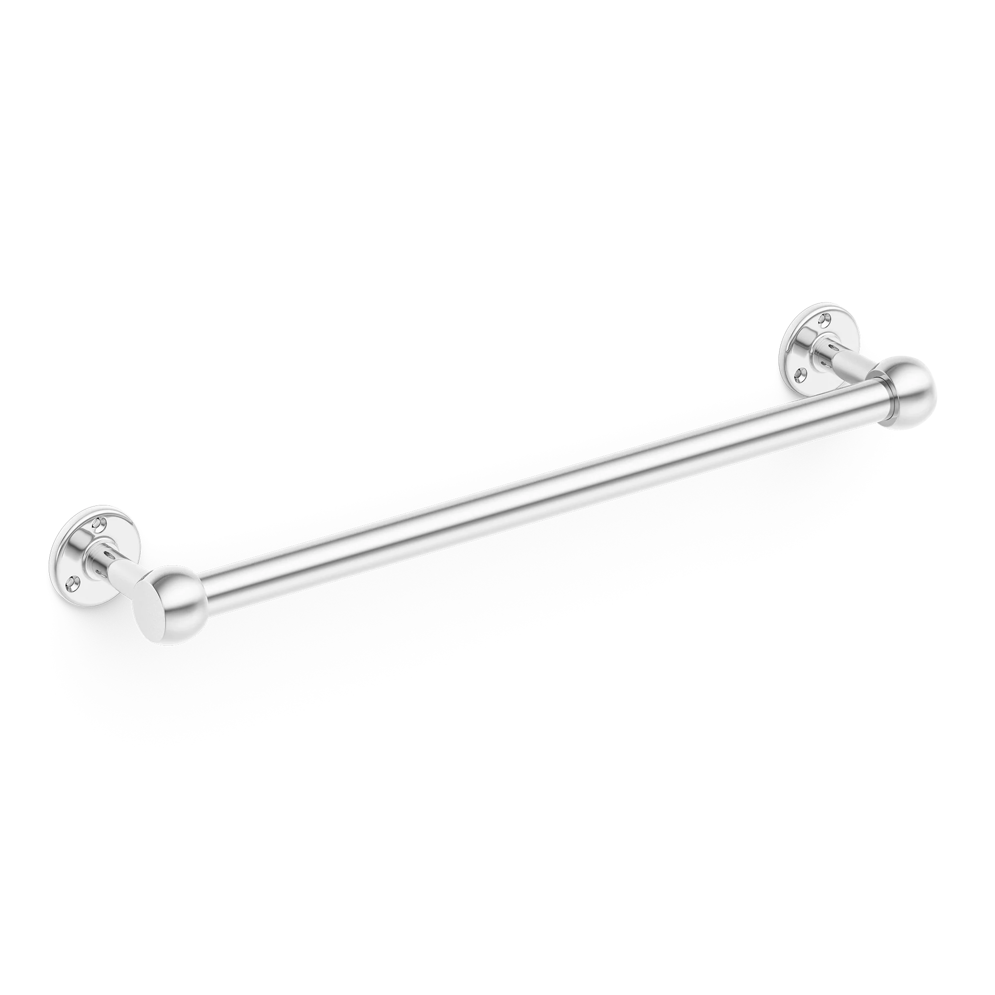 Armac Martin Cotswold Slim Bath Towel Rail in 500mm / Polished Chrome Plate