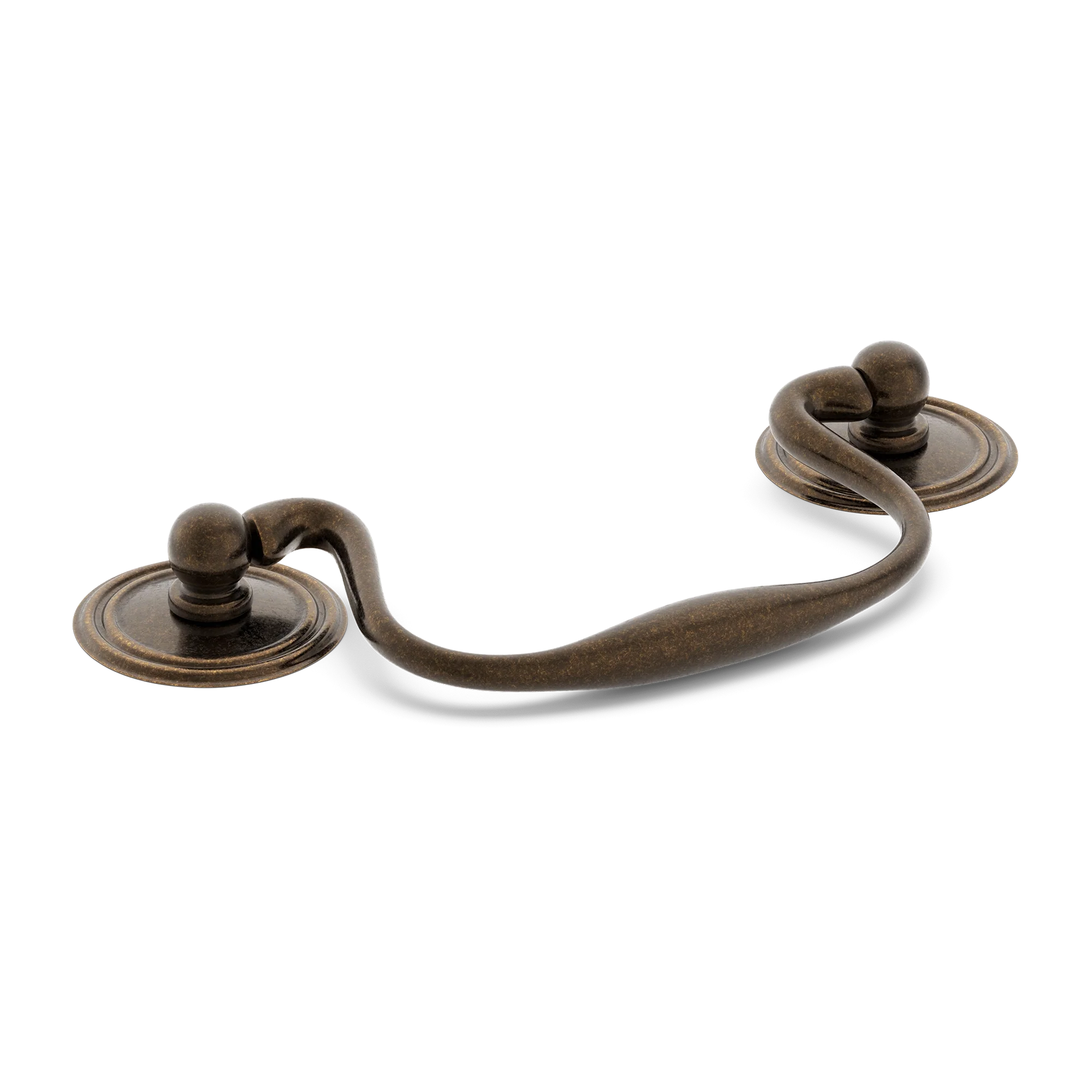 Armac Martin Cotswold Drop Handle in 76mm / Dark Aged Brass