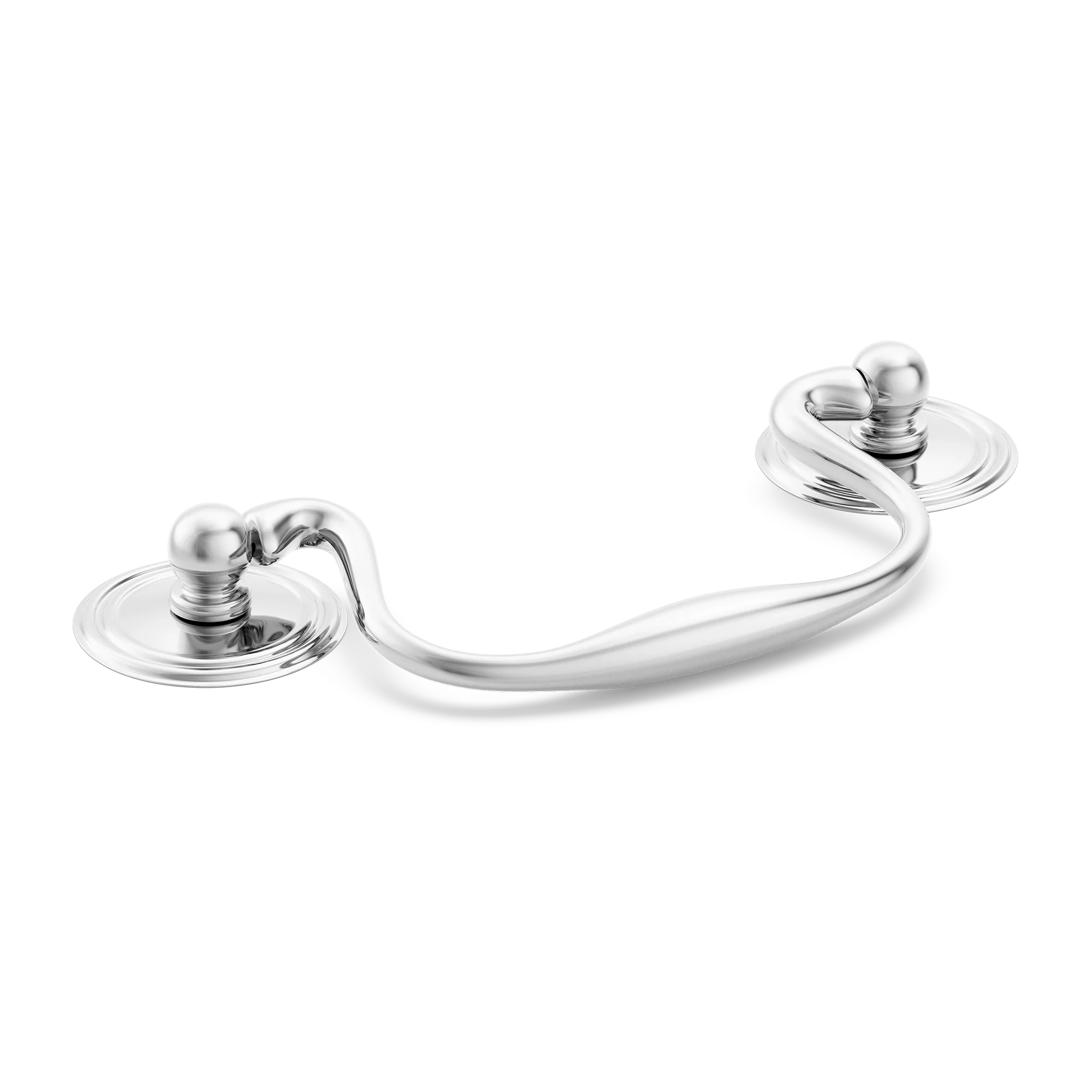 Armac Martin Cotswold Drop Handle in 76mm / Polished Chrome Plate