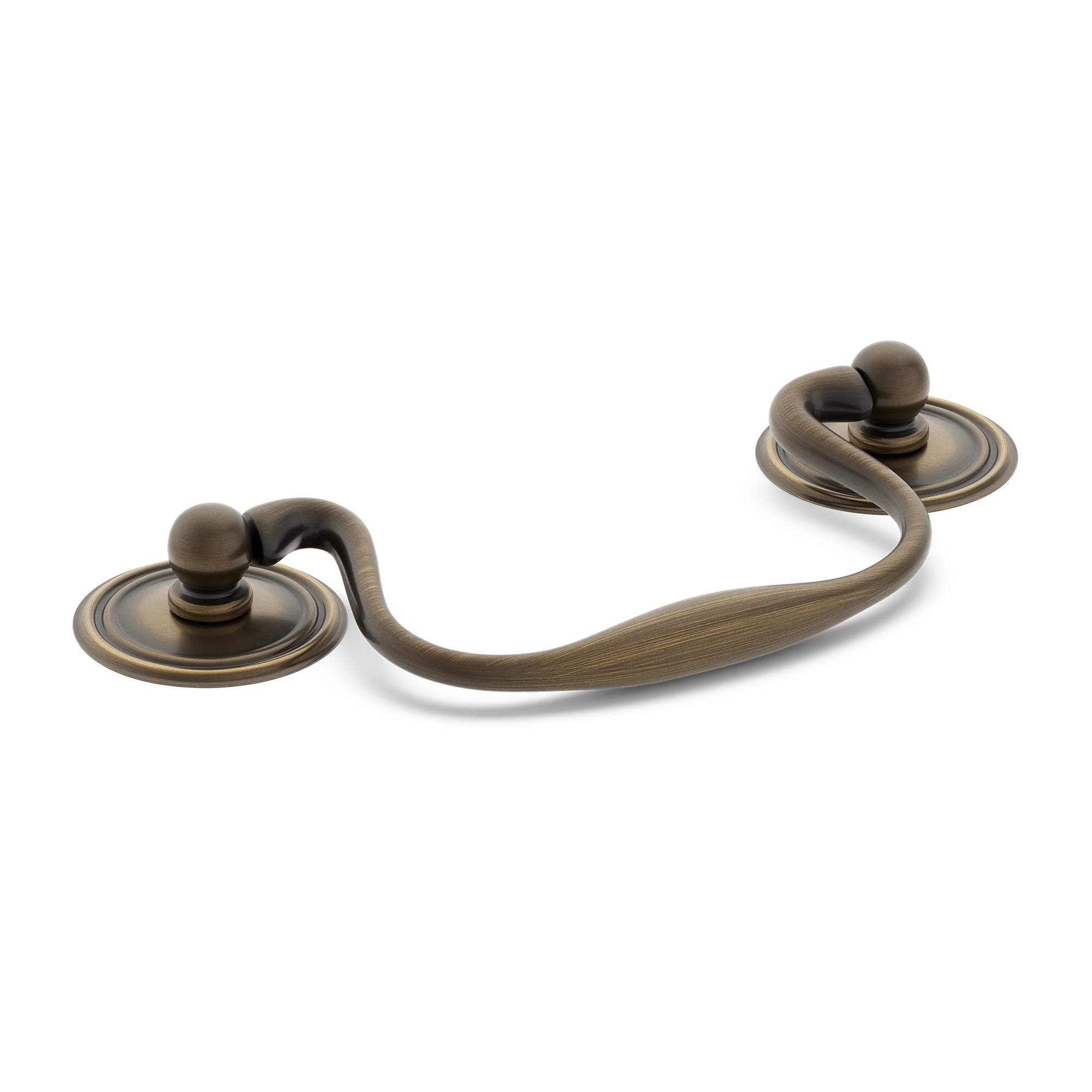 Armac Martin Cotswold Drop Handle in 76mm / Satin Antique Satin Lacquered