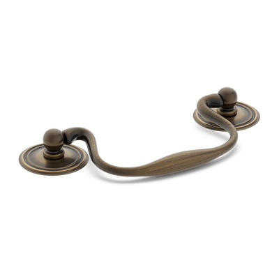 Armac Martin Cotswold Drop Handle in 76mm / Satin Antique Satin Lacquered
