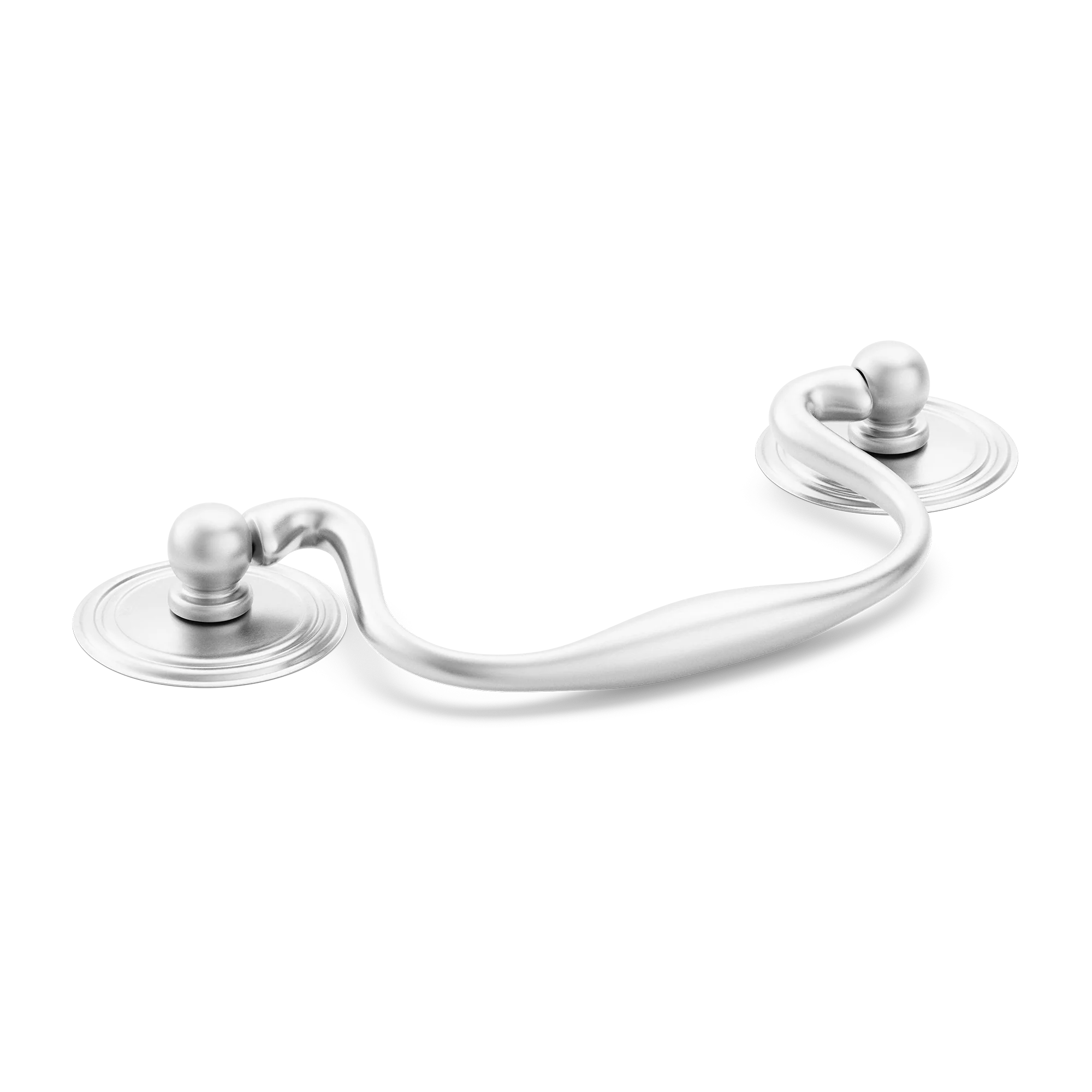 Armac Martin Cotswold Drop Handle in 76mm / Satin Chrome Plate