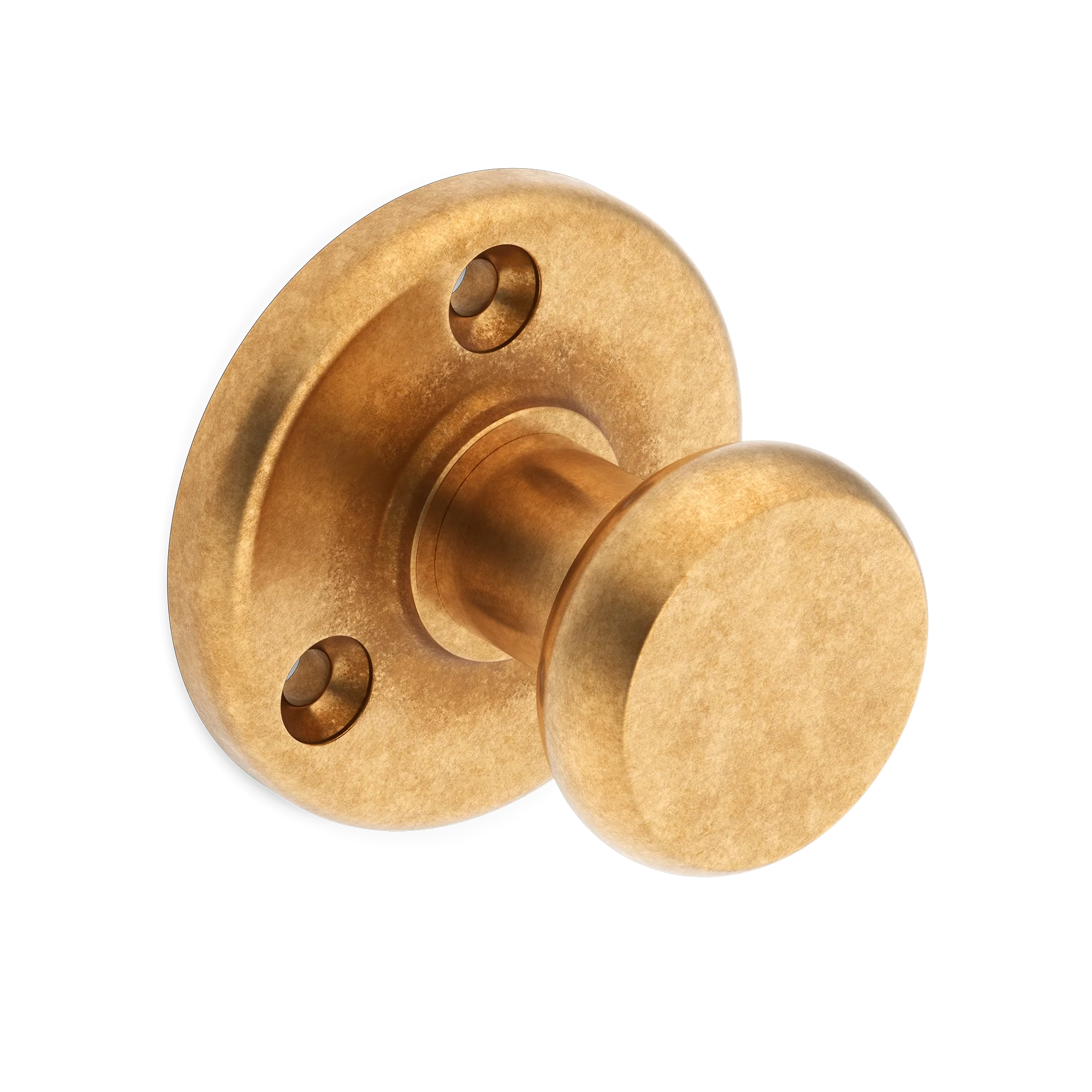 Armac Martin Cotswold Wall Hook in 40mm / Burnished Brass