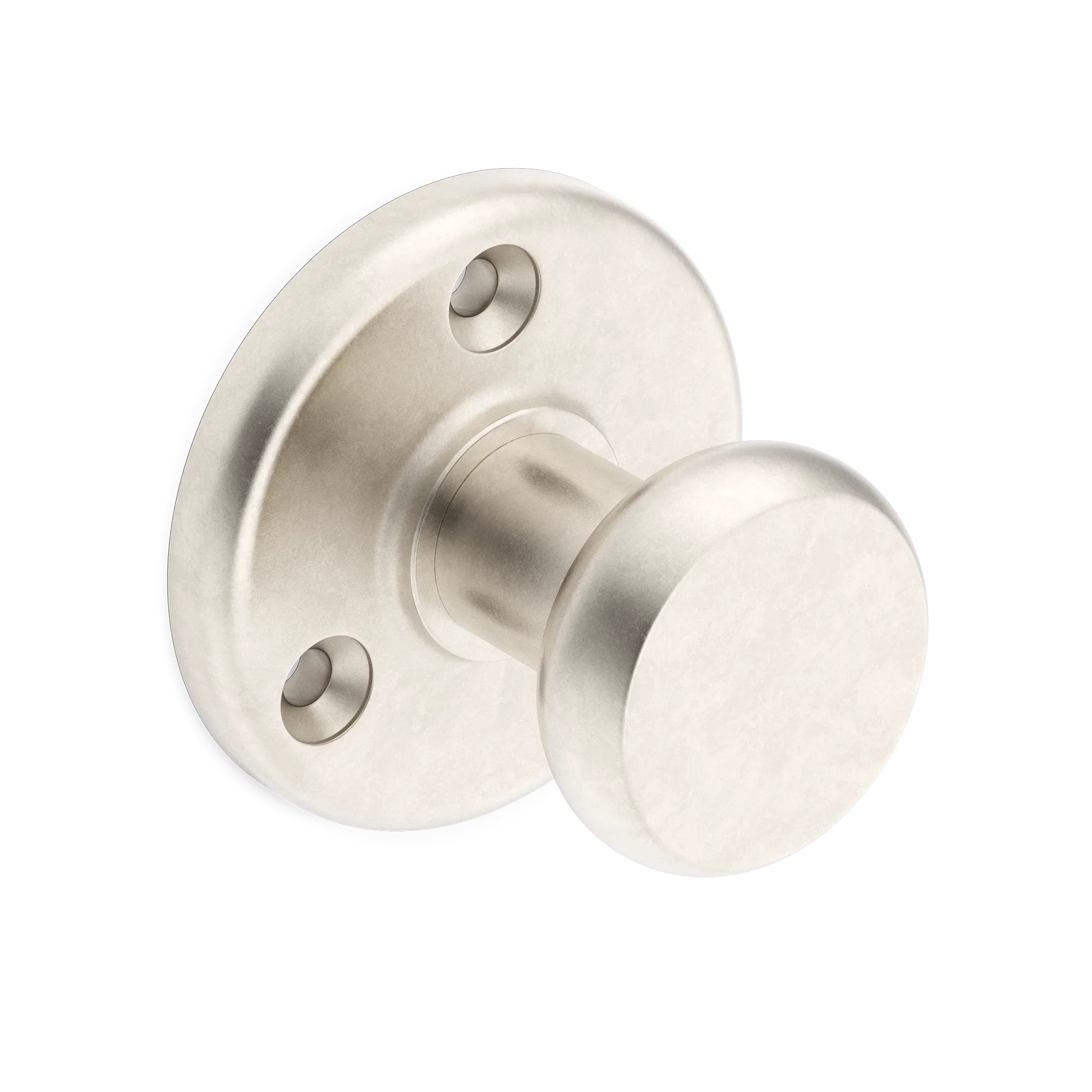 Armac Martin Cotswold Wall Hook in 40mm / Barrelled Nickel Plate
