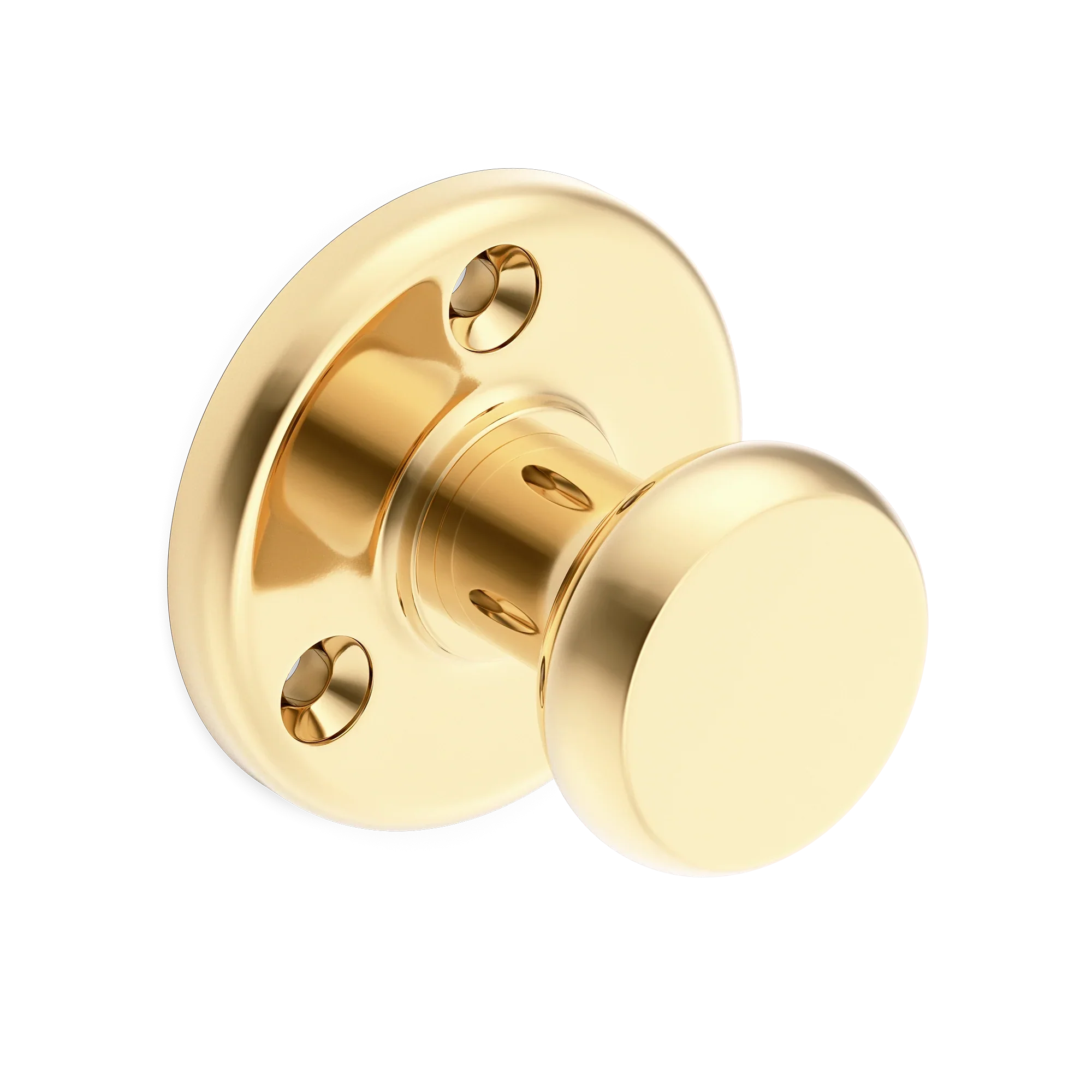 Armac Martin Cotswold Wall Hook in 40mm / Polished Brass Unlacquered