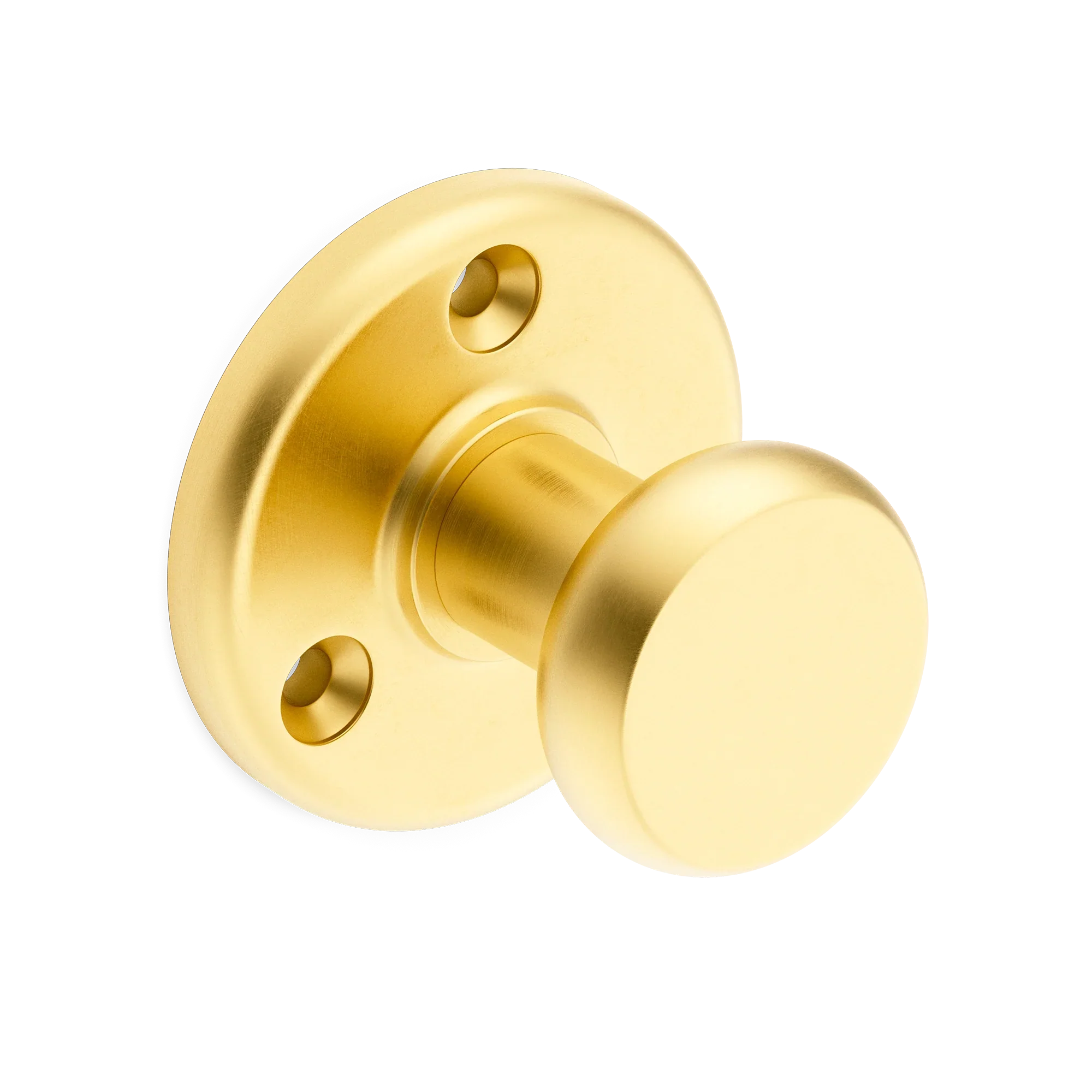 Armac Martin Cotswold Wall Hook in 40mm / Satin Brass Lacquered