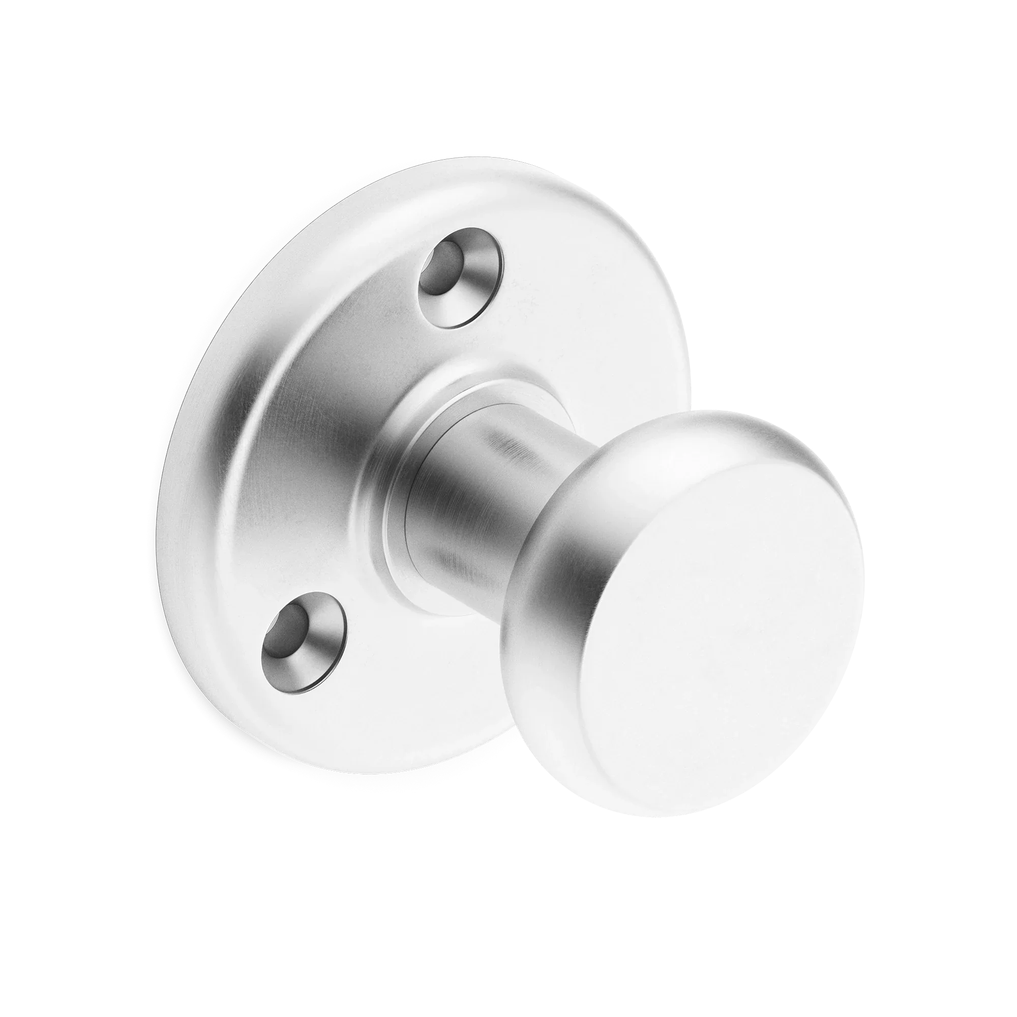 Armac Martin Cotswold Wall Hook in 40mm / Satin Chrome Plate
