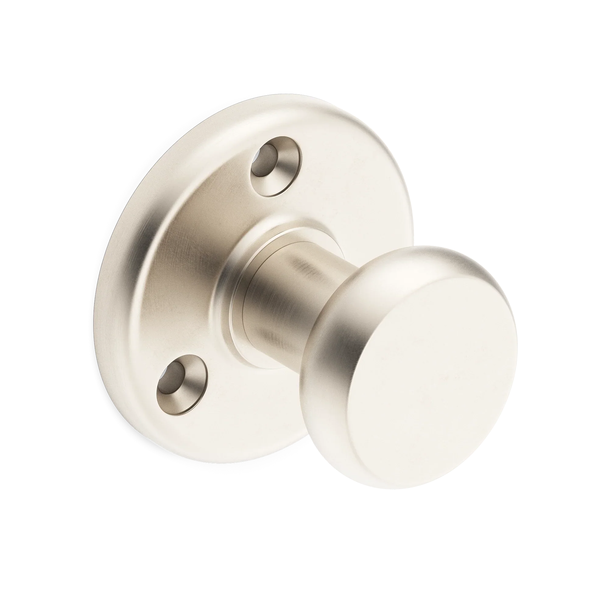 Armac Martin Cotswold Wall Hook in 40mm / Satin Nickel Plate