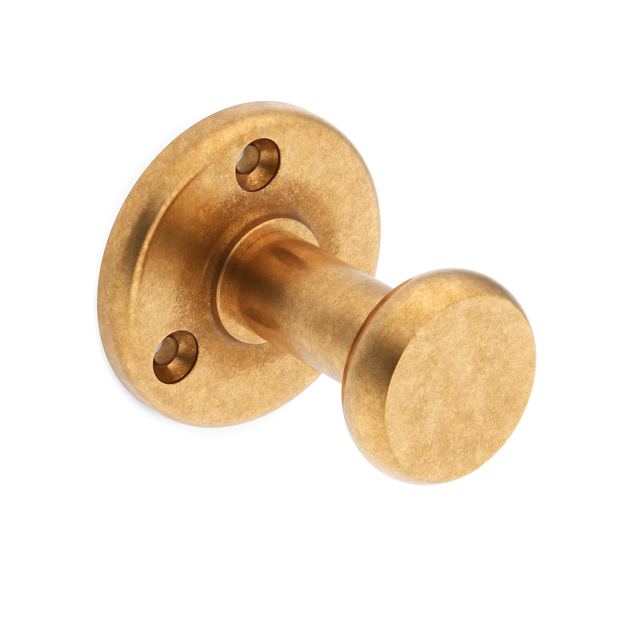 Armac Martin Cotswold Wall Hook in 54mm / Burnished Brass