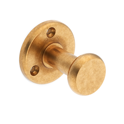 Armac Martin Cotswold Wall Hook in 54mm / Burnished Brass