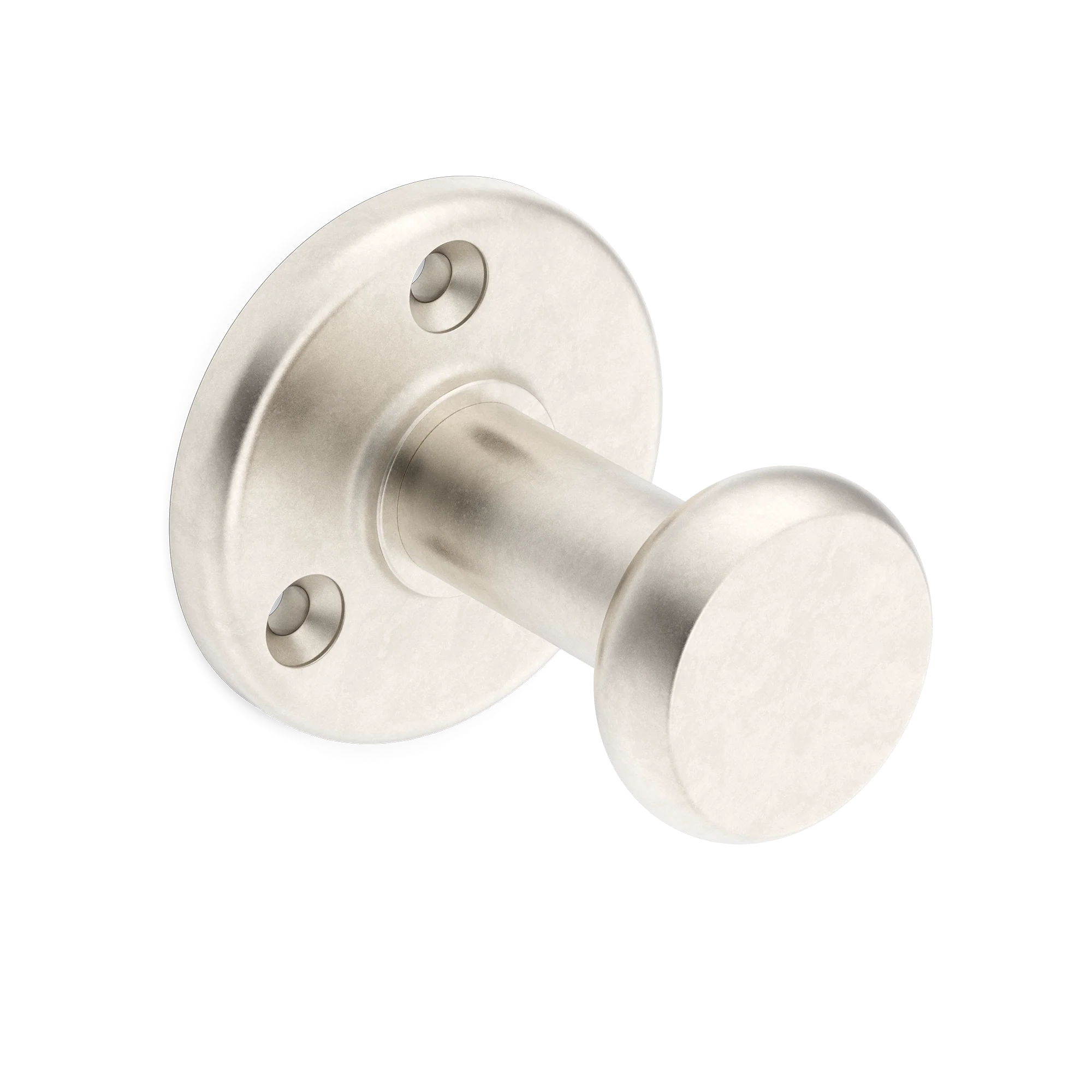 Armac Martin Cotswold Wall Hook in 54mm / Barrelled Nickel Plate