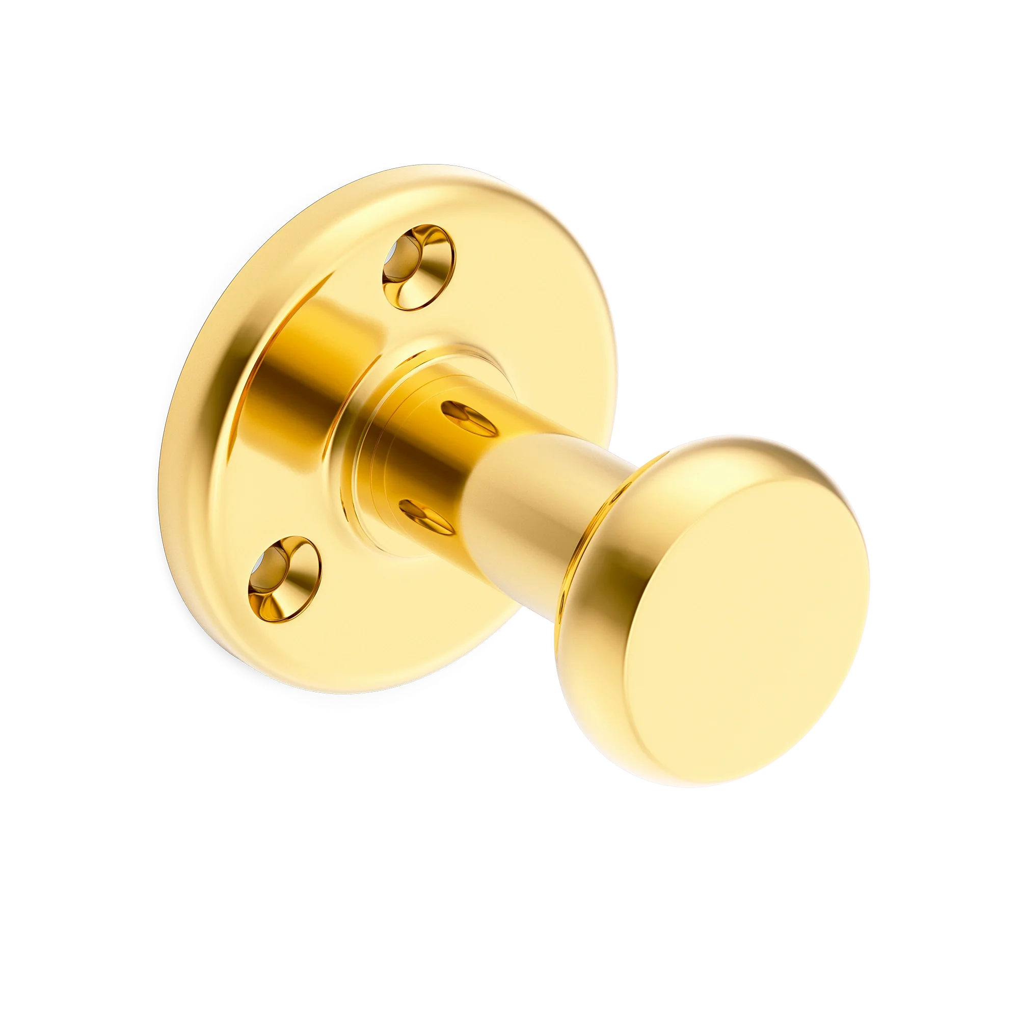 Armac Martin Cotswold Wall Hook in 54mm / Polished Brass Lacquered