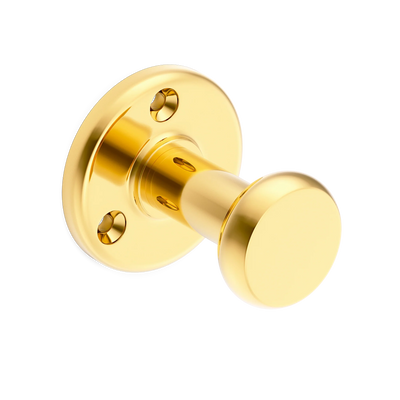 Armac Martin Cotswold Wall Hook in 54mm / Polished Brass Lacquered